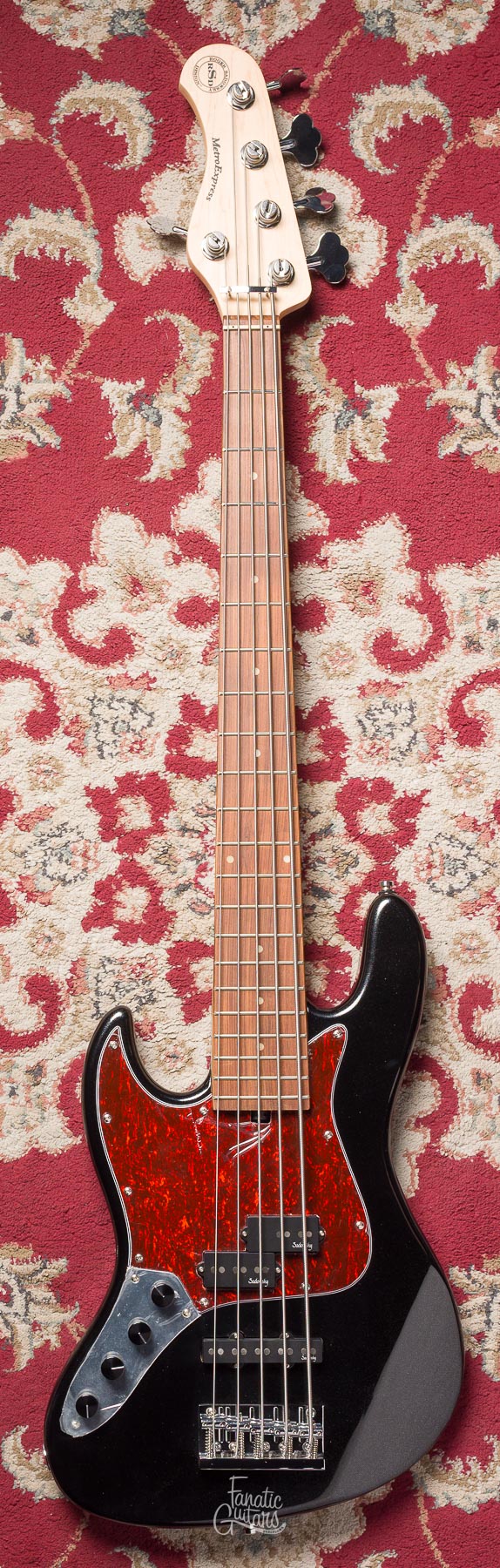 Sadowsky MetroExpress 21-5 Fret Hyprid PJ Zurdo - Solid Black #002831-20 Segunda Mano