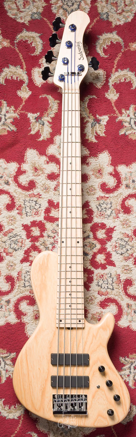 Sadowsky MetroLine Single Cut 24-5 Fresno - Natural Transparent Satin #005656-25 Segunda Mano