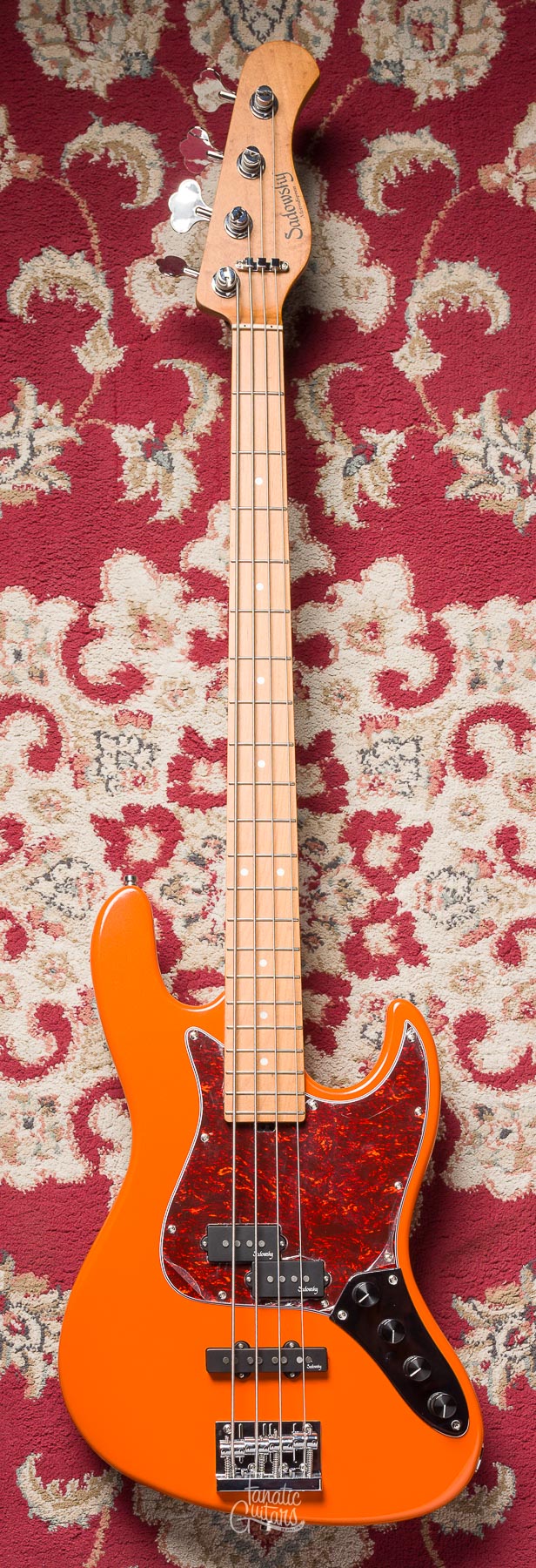 Sadowsky MetroExpress 21-4 Hybrid PJ - Candy Apple Orange Metallic #000105-24 Segunda Mano
