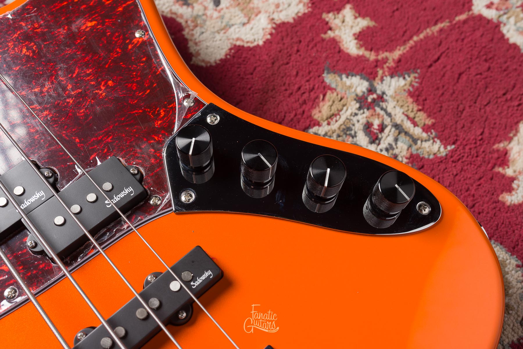 Sadowsky MetroExpress 21-4 Hybrid PJ - Candy Apple Orange Metallic #000105-24 Segunda Mano
