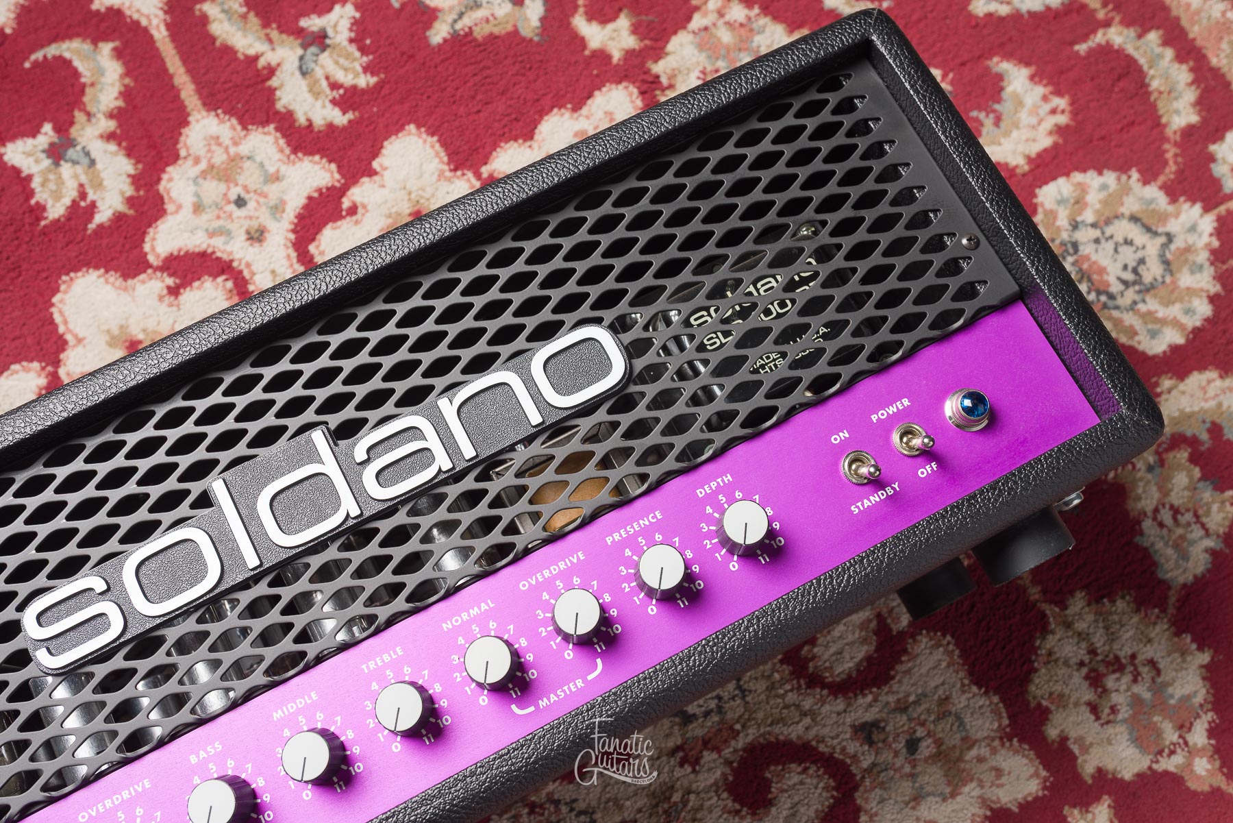 Soldano SLO-100 LTD Purple Panel Custom - Signed #20350423006 Segunda Mano