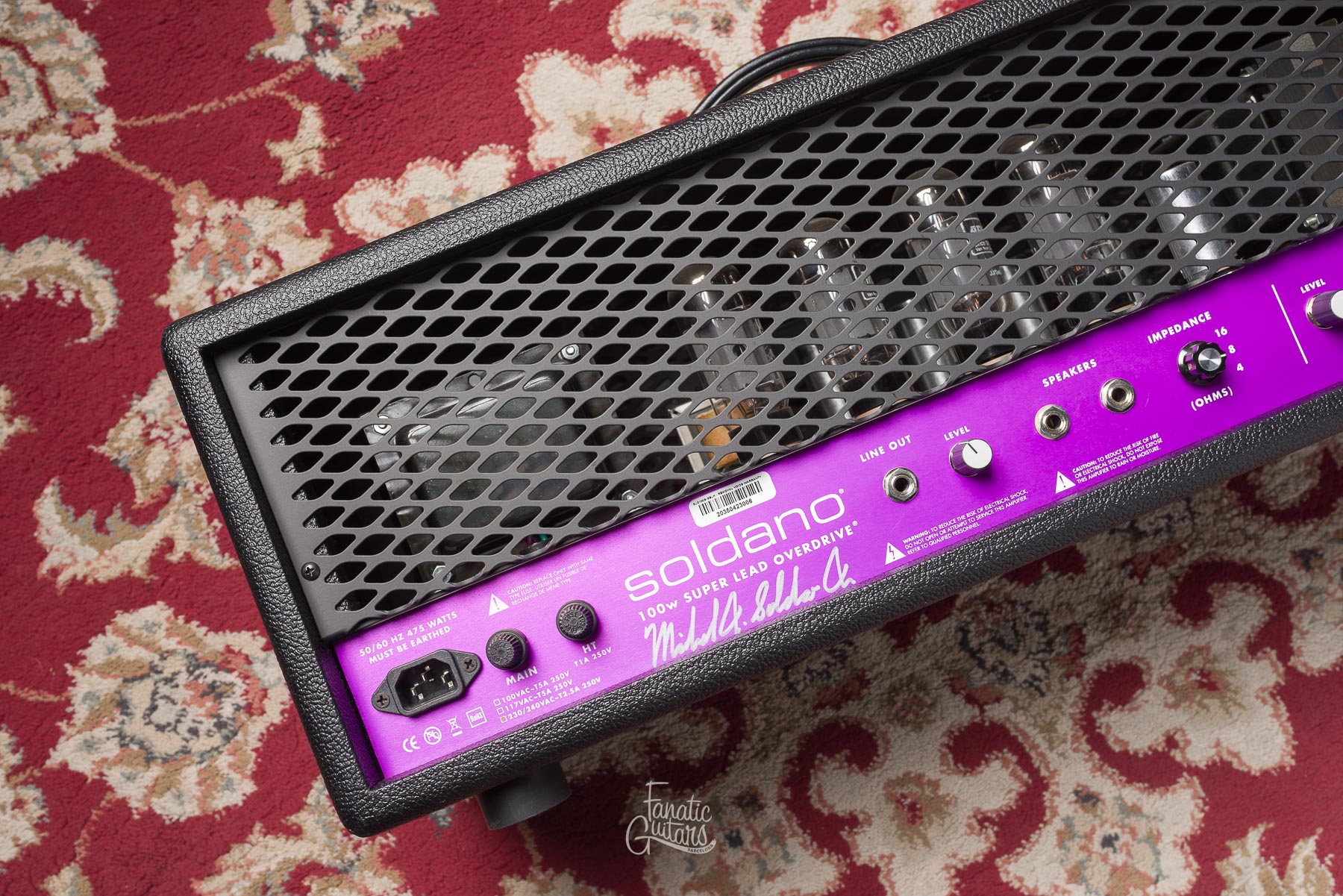 Soldano SLO-100 LTD Purple Panel Custom - Signed #20350423006 Segunda Mano