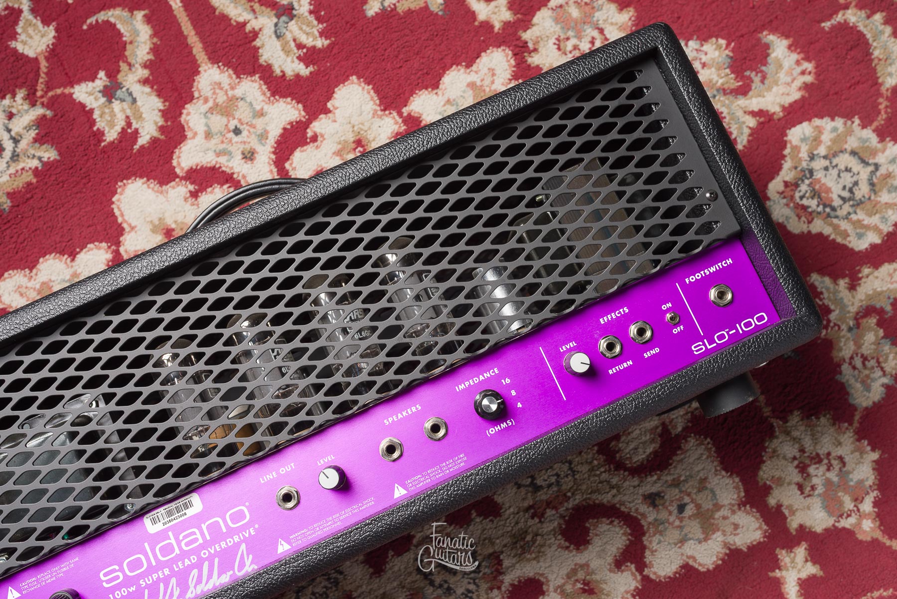 Soldano SLO-100 LTD Purple Panel Custom - Signed #20350423006 Segunda Mano