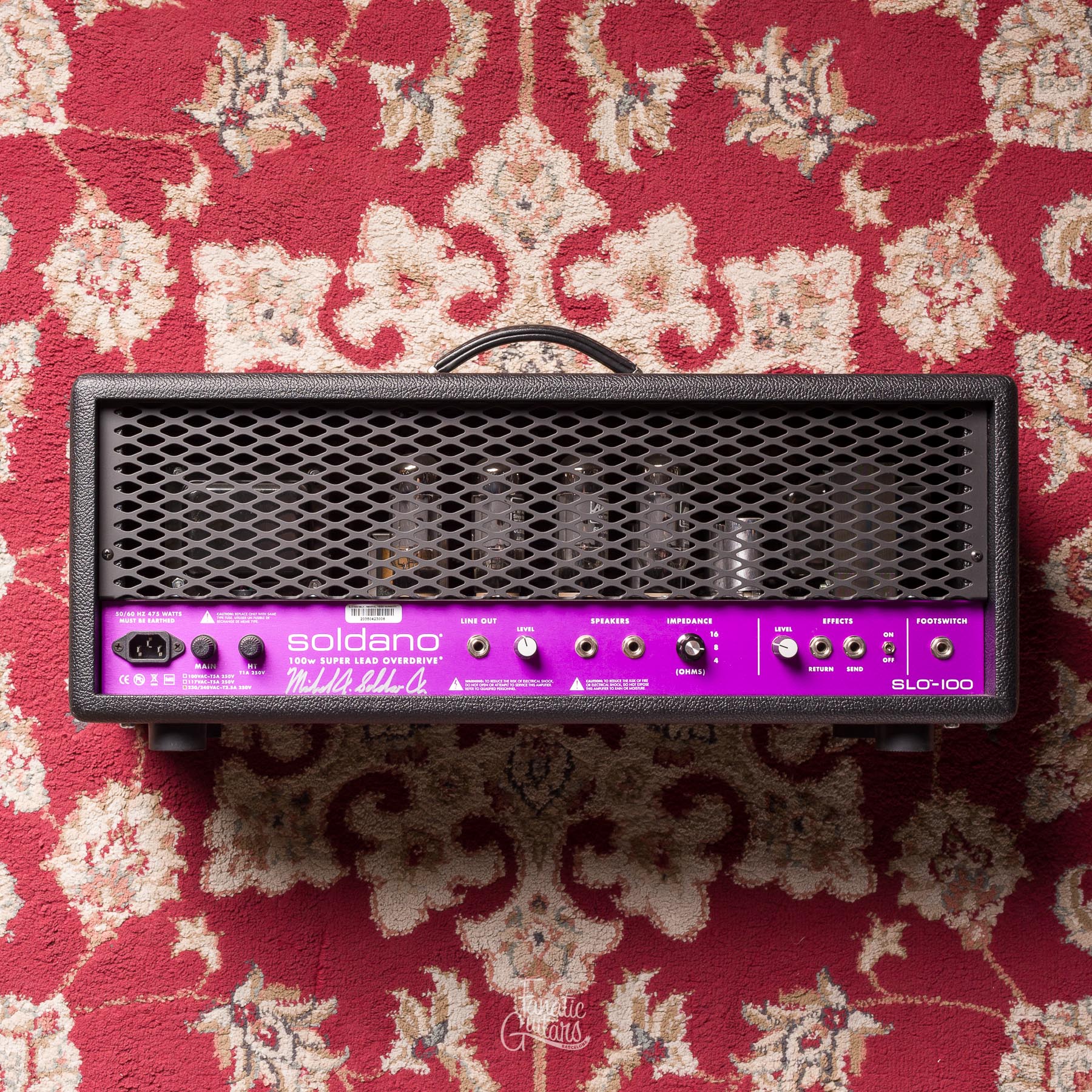 Soldano SLO-100 LTD Purple Panel Custom - Signed #20350423006 Second Hand