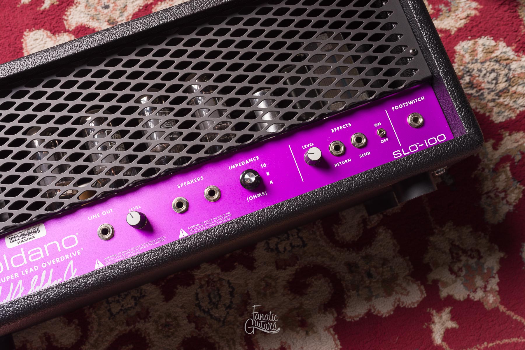 Soldano SLO-100 LTD Purple Panel Custom - Signed #20350423006 Second Hand