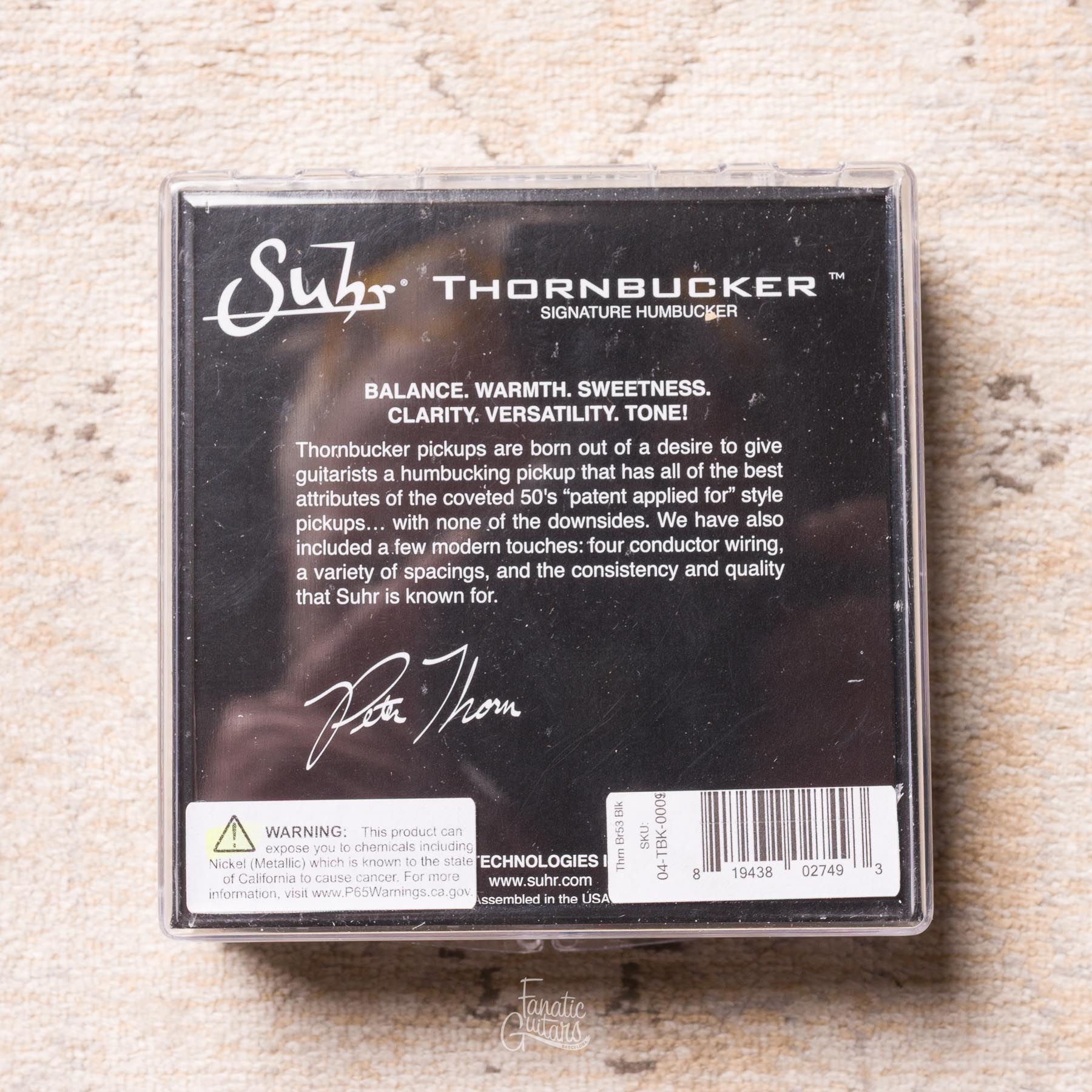 Suhr Thornbucker Bridge 53mm - Black