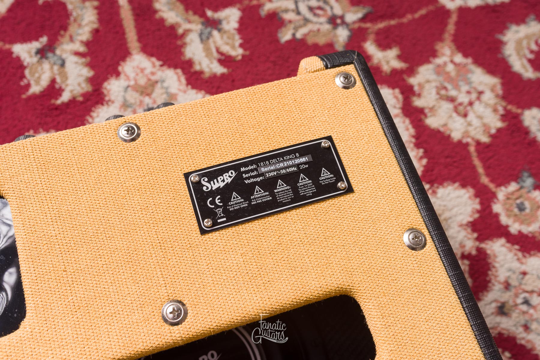 Supro Delta King 8 Combo - Tweed #CR210120661 Second Hand