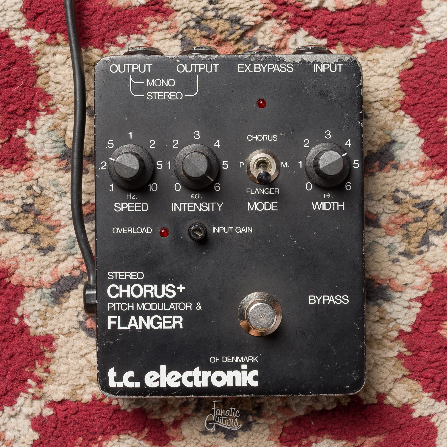 TC Electronic Stereo Chorus+, Pitch Modulator & Flanger #023334 Segunda Mano