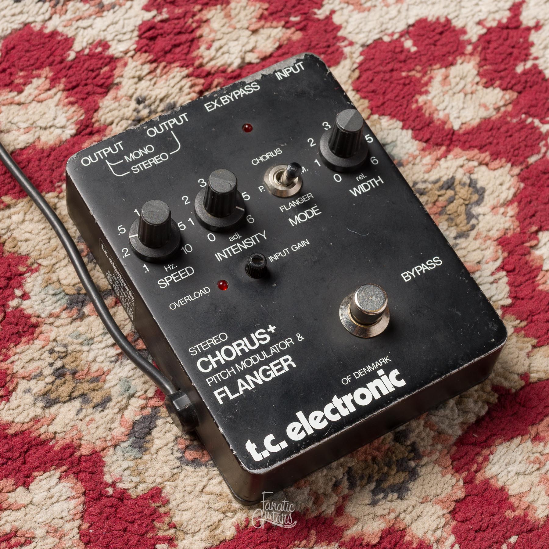 TC Electronic Stereo Chorus+, Pitch Modulator & Flanger #023334 Segunda Mano