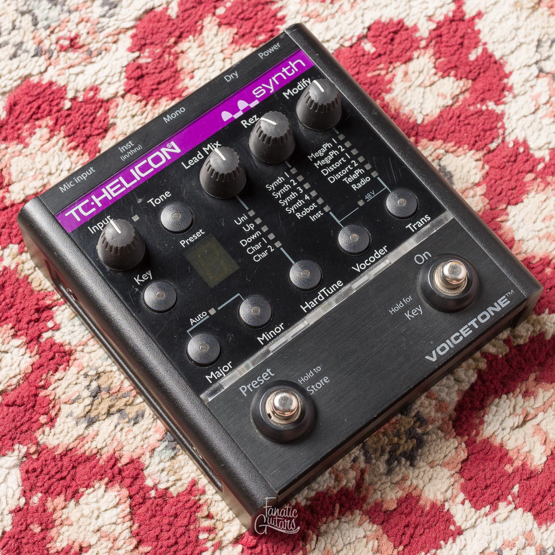 TC Helicon VoiceTone Synth #9423145 Segunda Mano