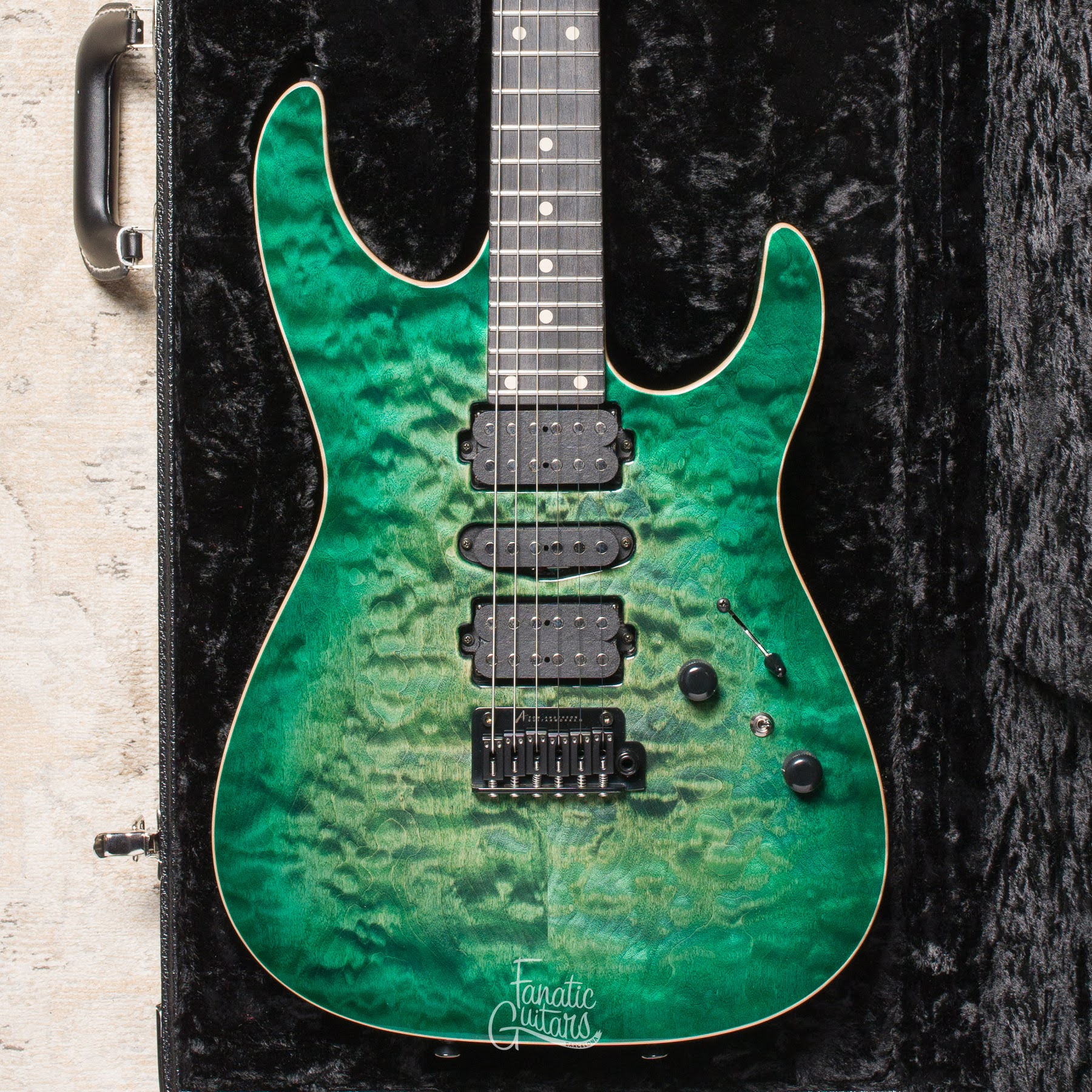Tom Anderson Angel - Cajun Key Lime to Teal Burst #07-25-24A
