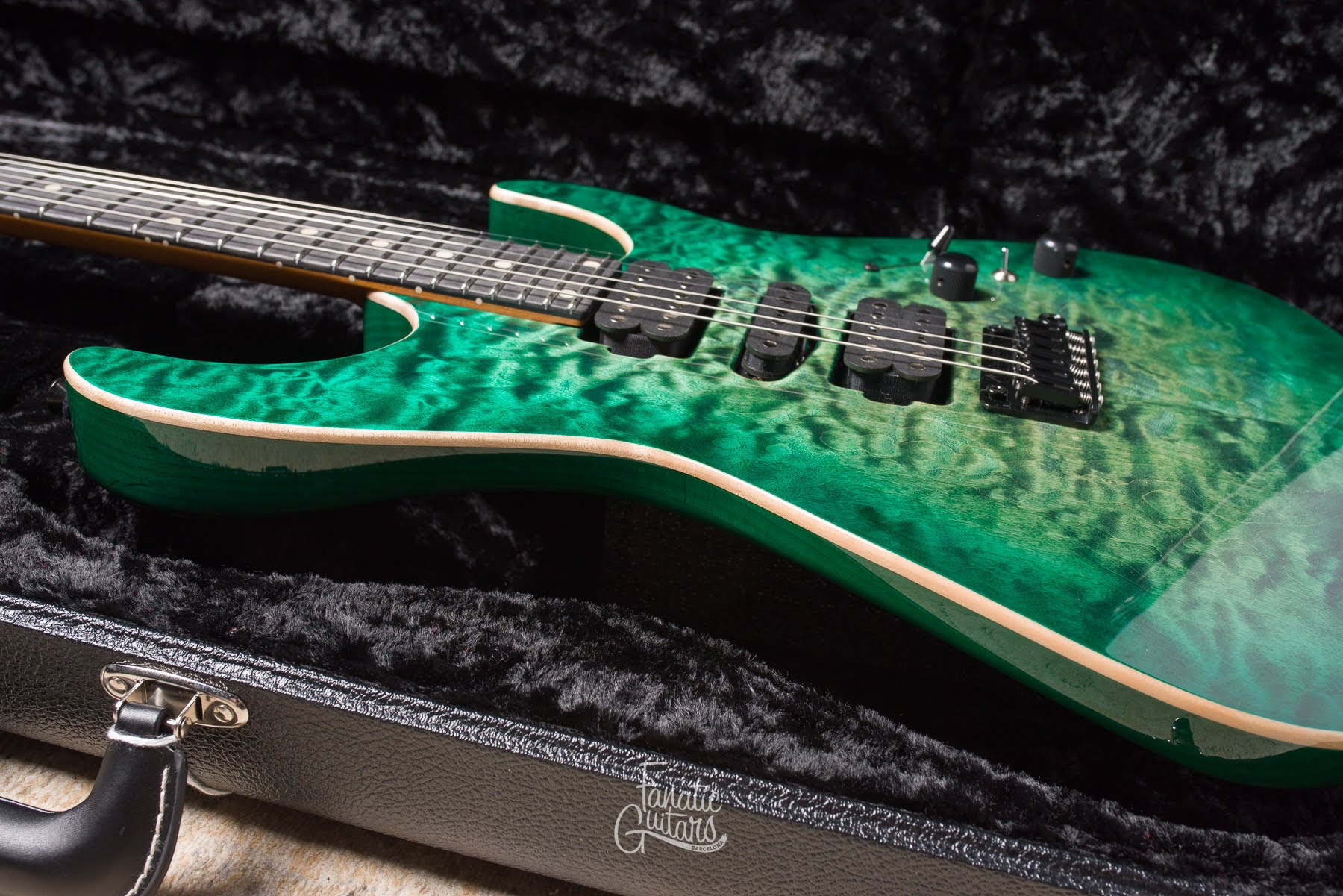 Tom Anderson Angel - Cajun Key Lime to Teal Burst #07-25-24A