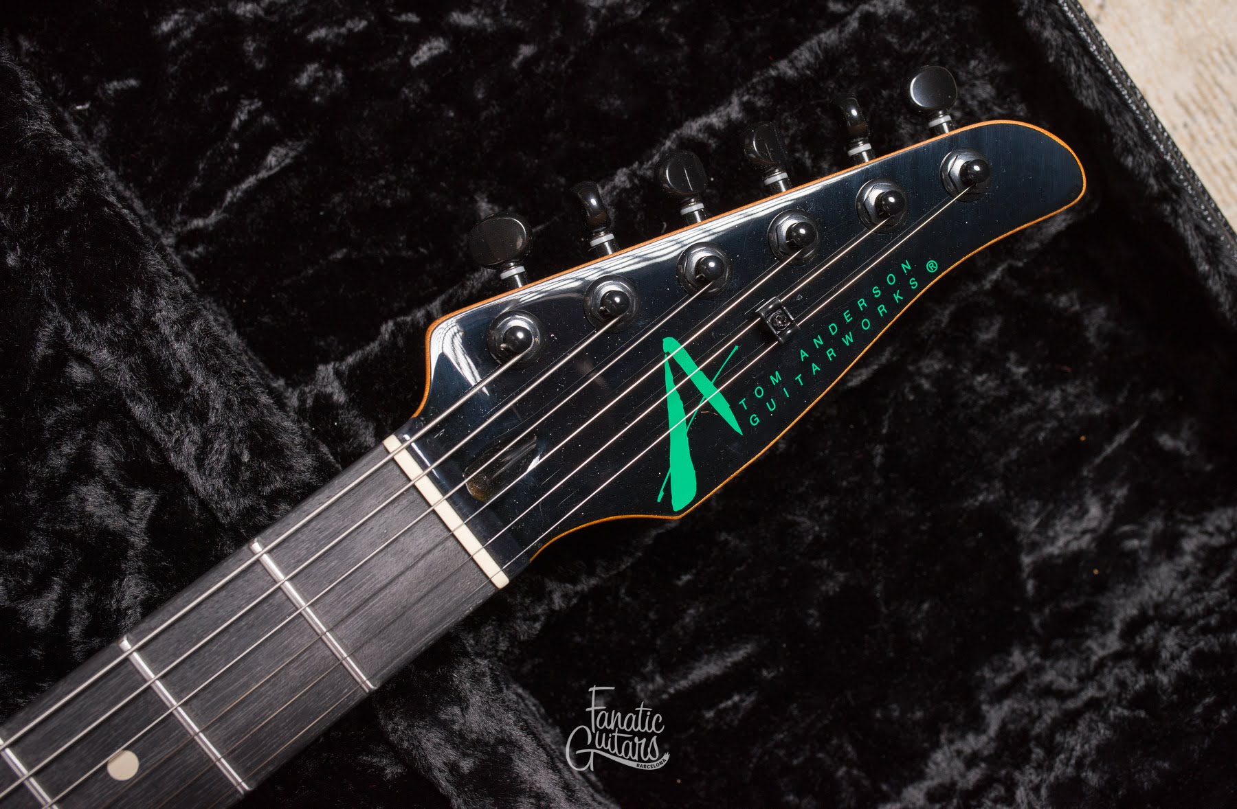 Tom Anderson Angel - Cajun Key Lime to Teal Burst #07-25-24A