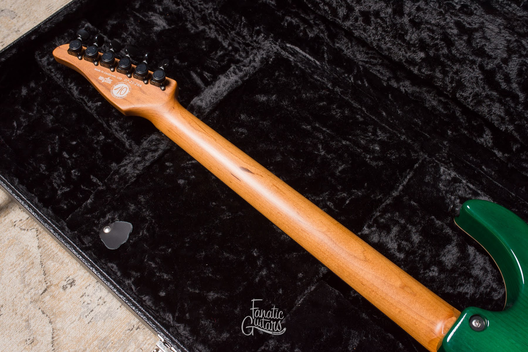 Tom Anderson Angel - Cajun Key Lime to Teal Burst #07-25-24A