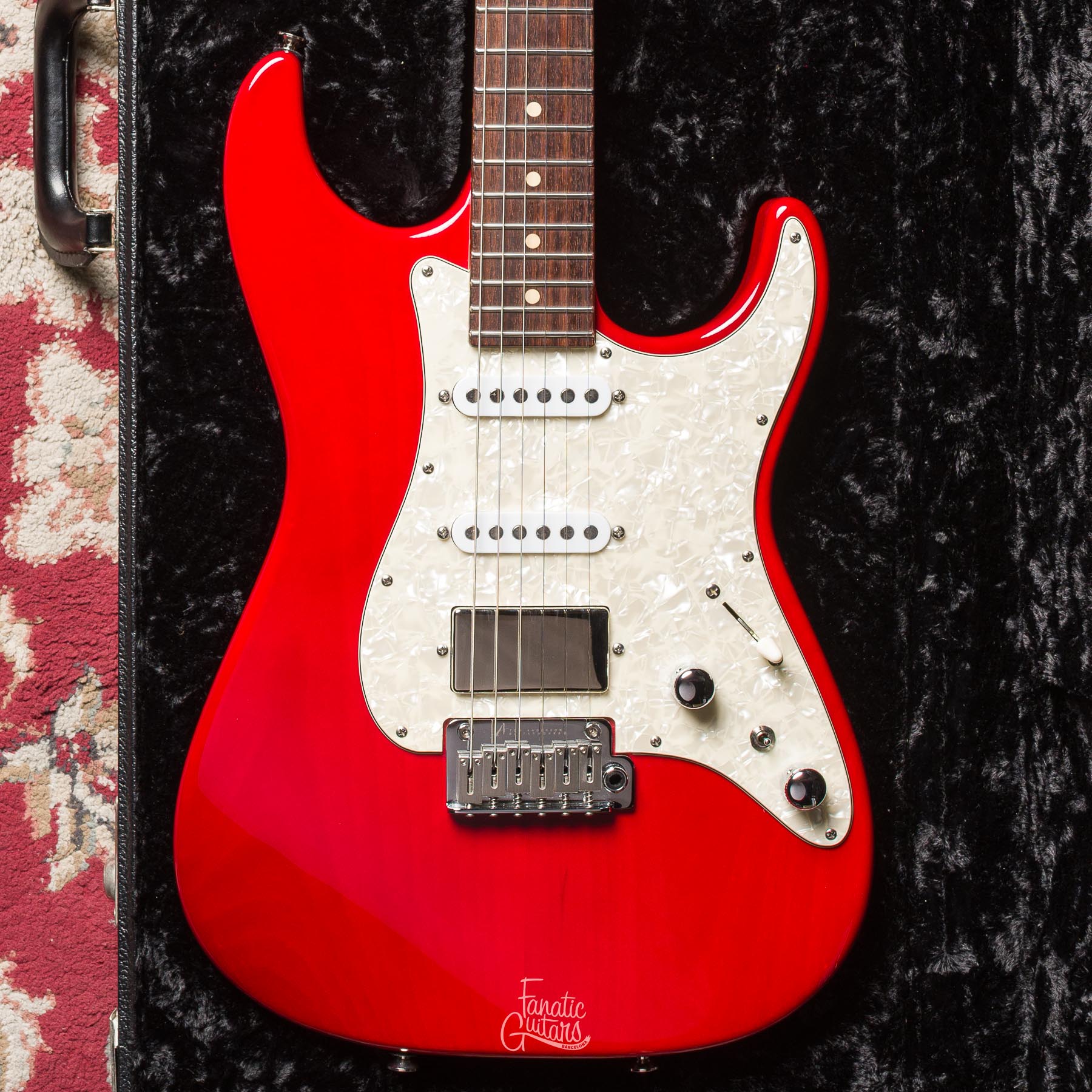 Tom Anderson The Classic - Transparent Red #06-02-15P Second Hand