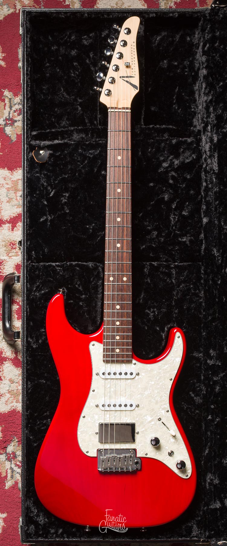 Tom Anderson The Classic - Transparent Red #06-02-15P Second Hand