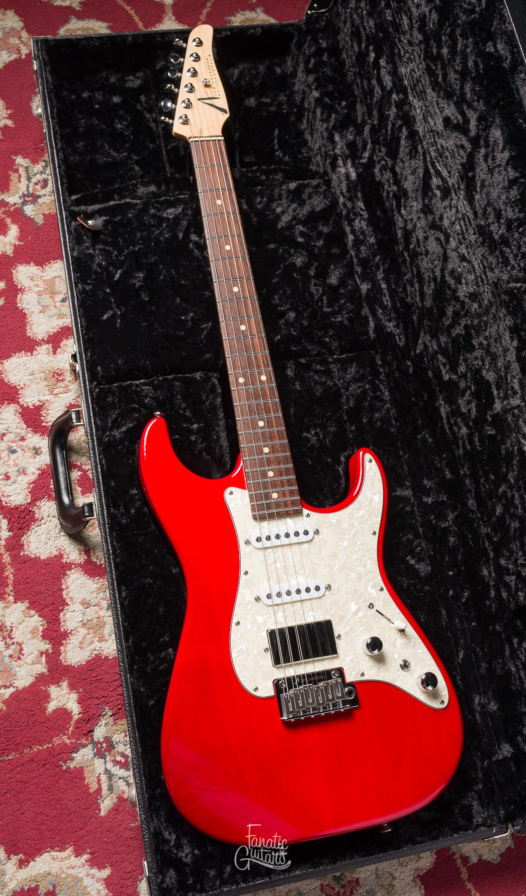 Tom Anderson The Classic - Transparent Red #06-02-15P Second Hand