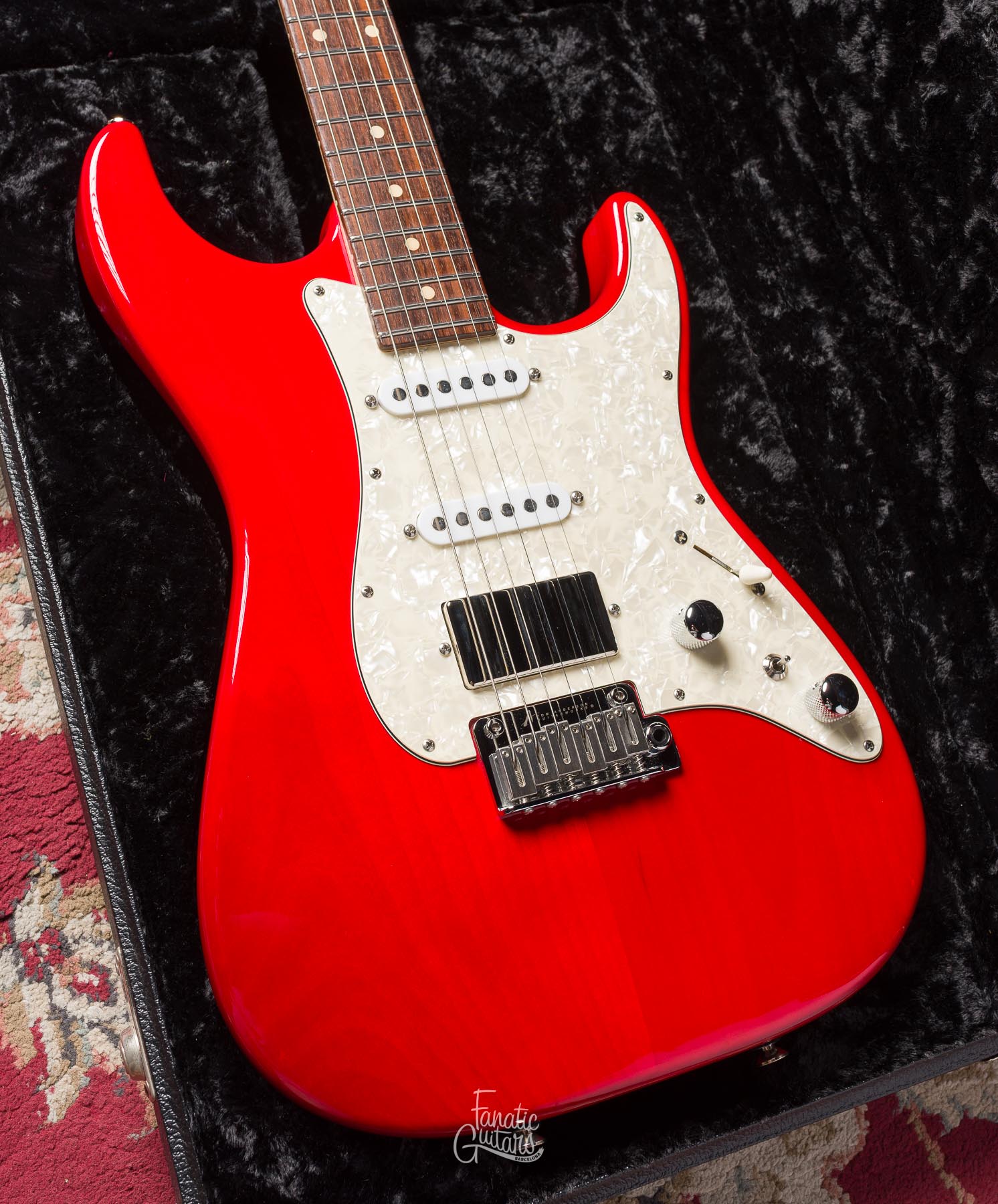 Tom Anderson The Classic - Transparent Red #06-02-15P Second Hand