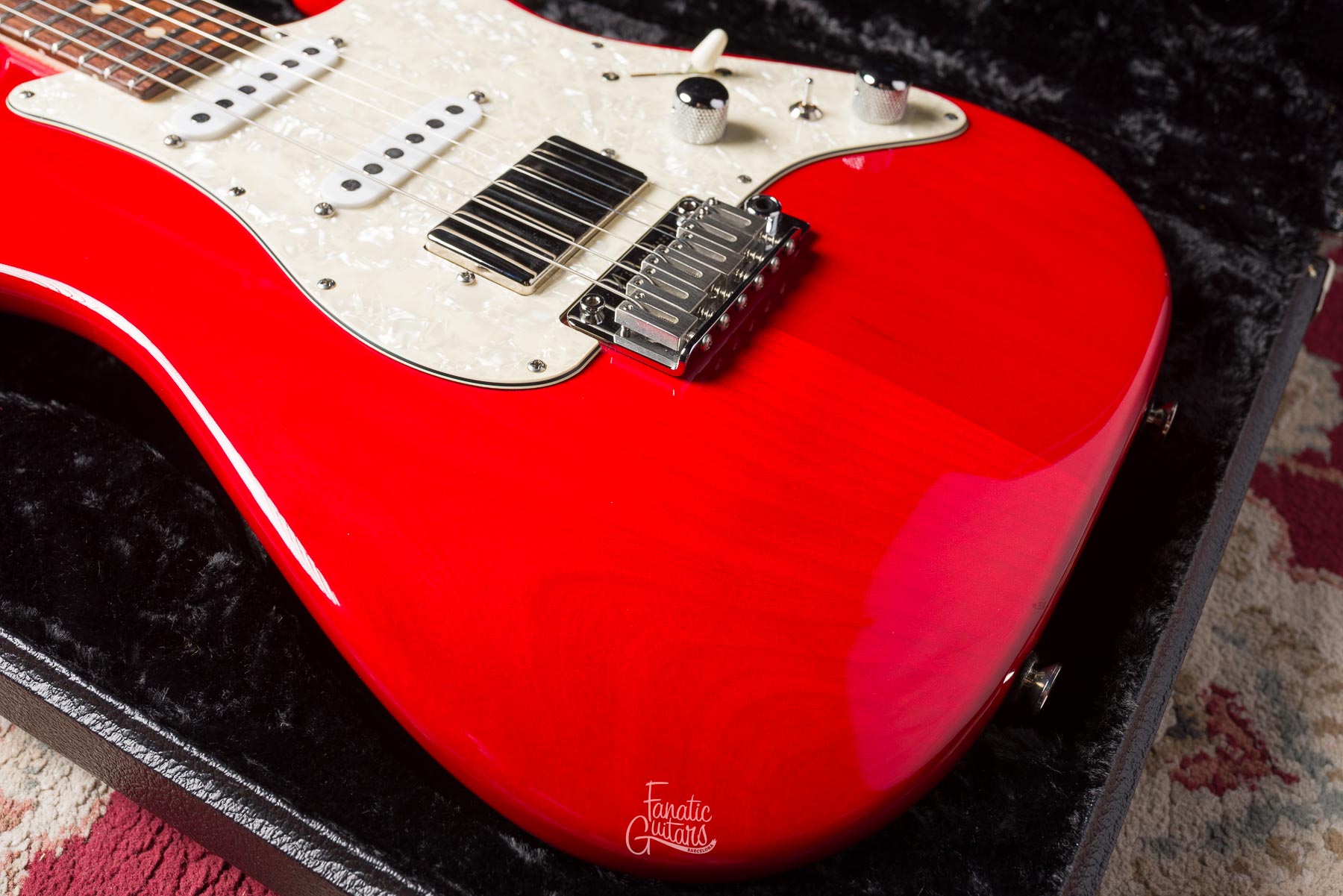 Tom Anderson The Classic - Transparent Red #06-02-15P Second Hand
