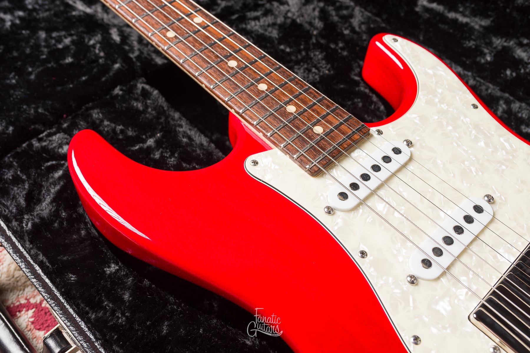 Tom Anderson The Classic - Transparent Red #06-02-15P Second Hand