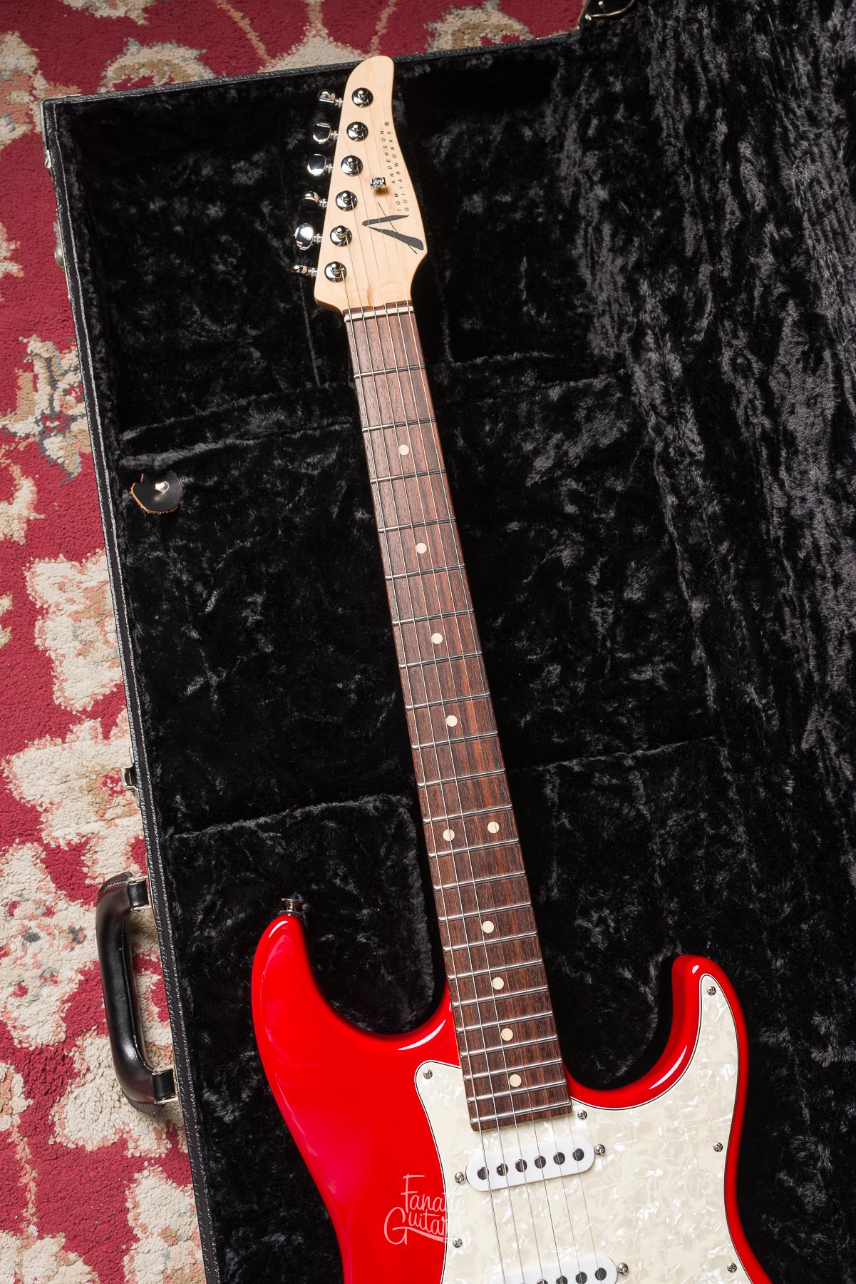 Tom Anderson The Classic - Transparent Red #06-02-15P Second Hand