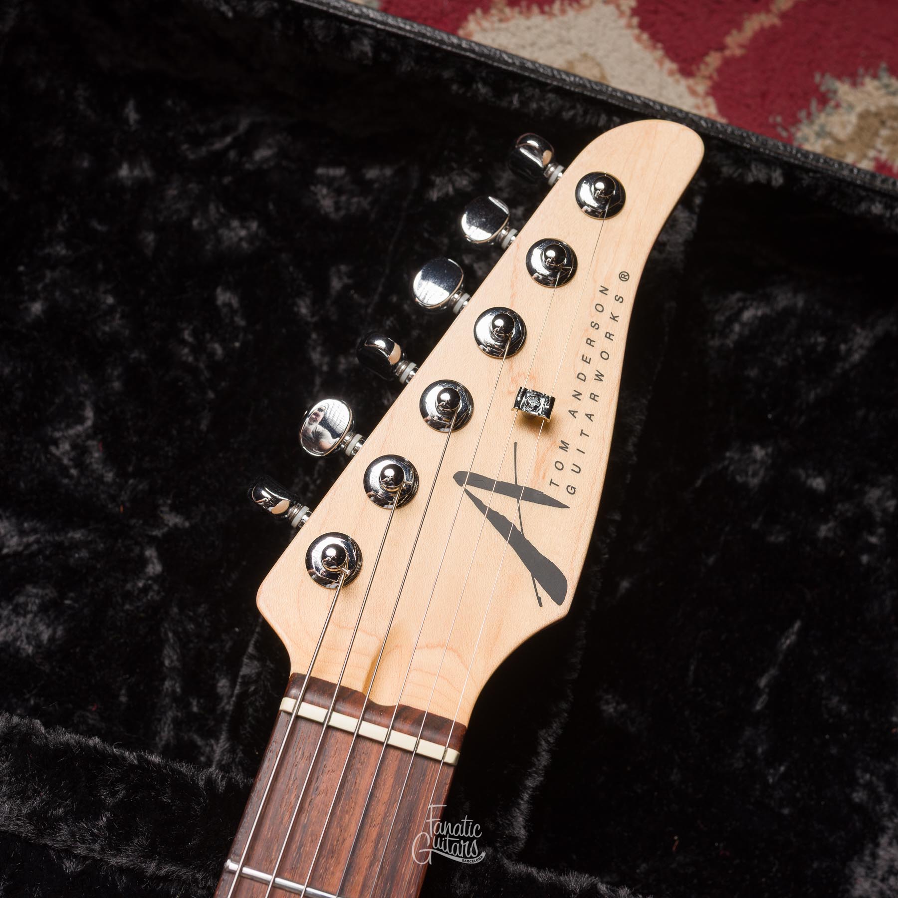 Tom Anderson The Classic - Transparent Red #06-02-15P Second Hand
