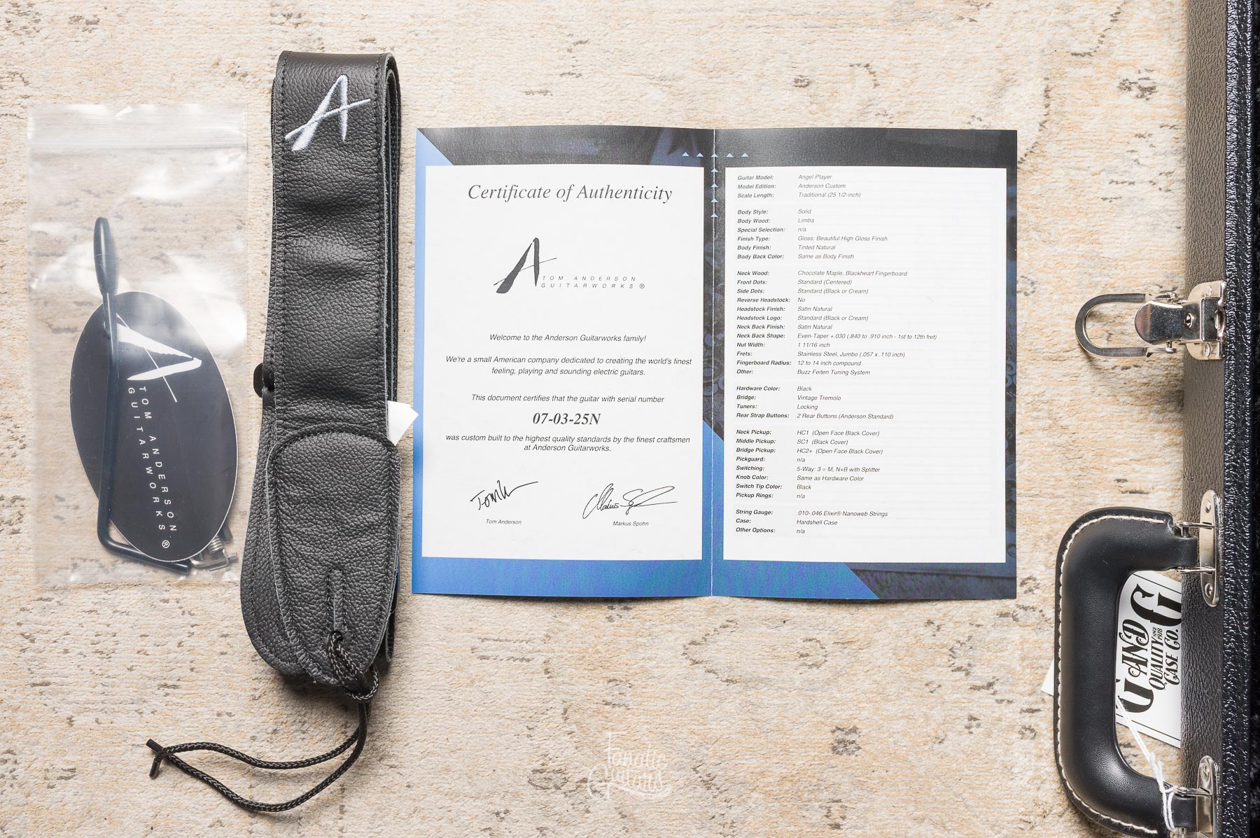 Tom Anderson Angel Player - Tinted Natural #07-03-25N