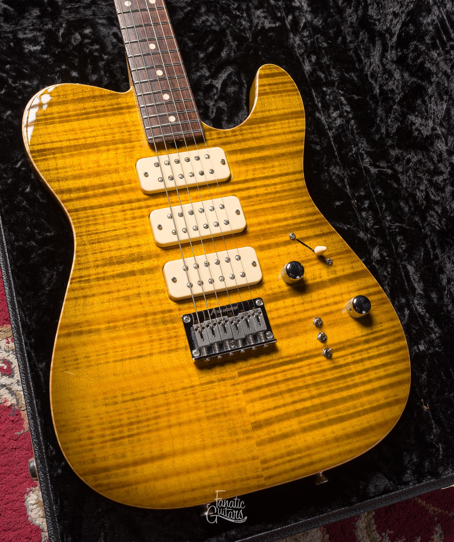 Tom Anderson Hollow T Drop Top - Deep Tobacco Fade #11-21-04A Second Hand