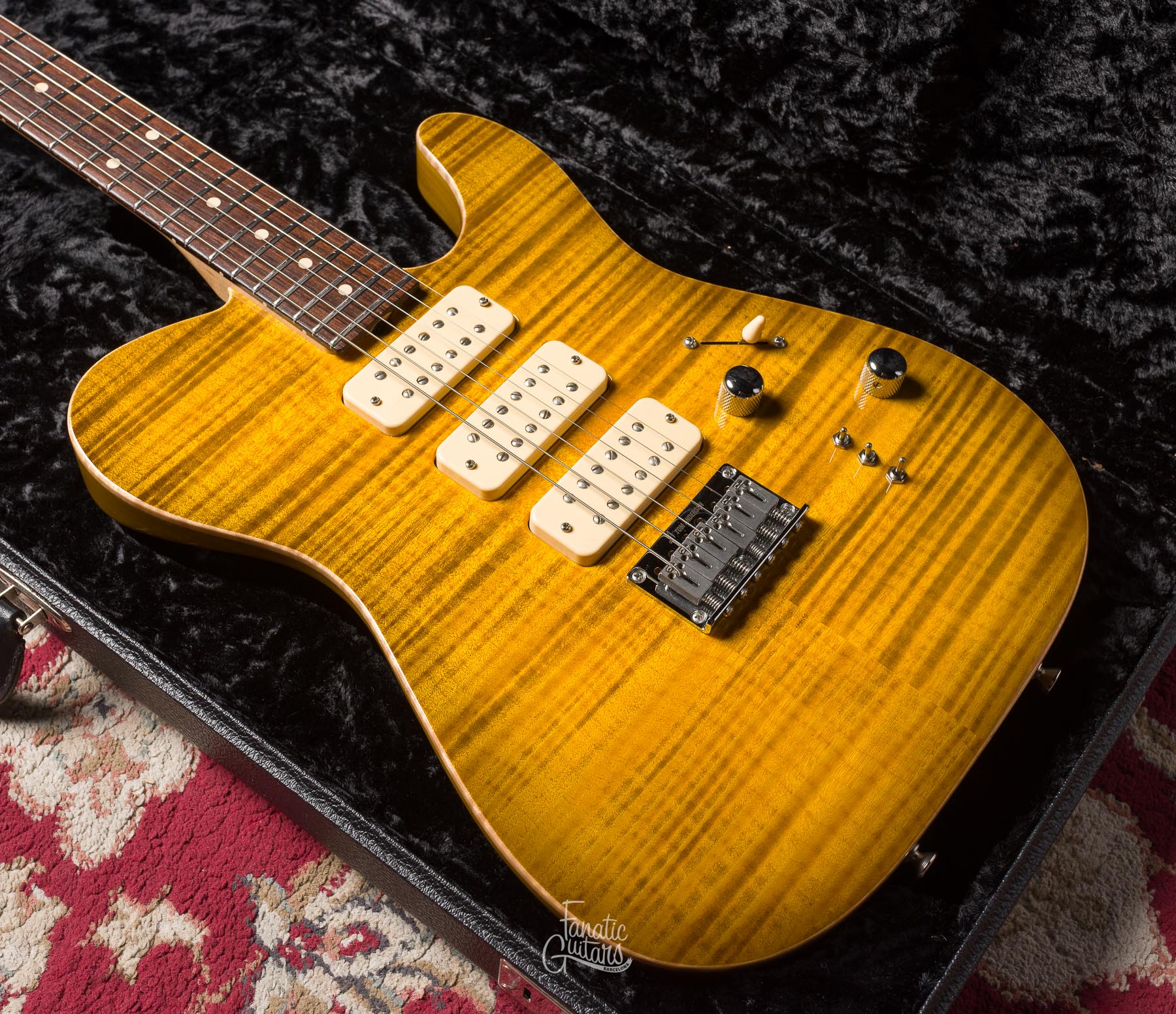 Tom Anderson Hollow T Drop Top - Deep Tobacco Fade #11-21-04A Second Hand