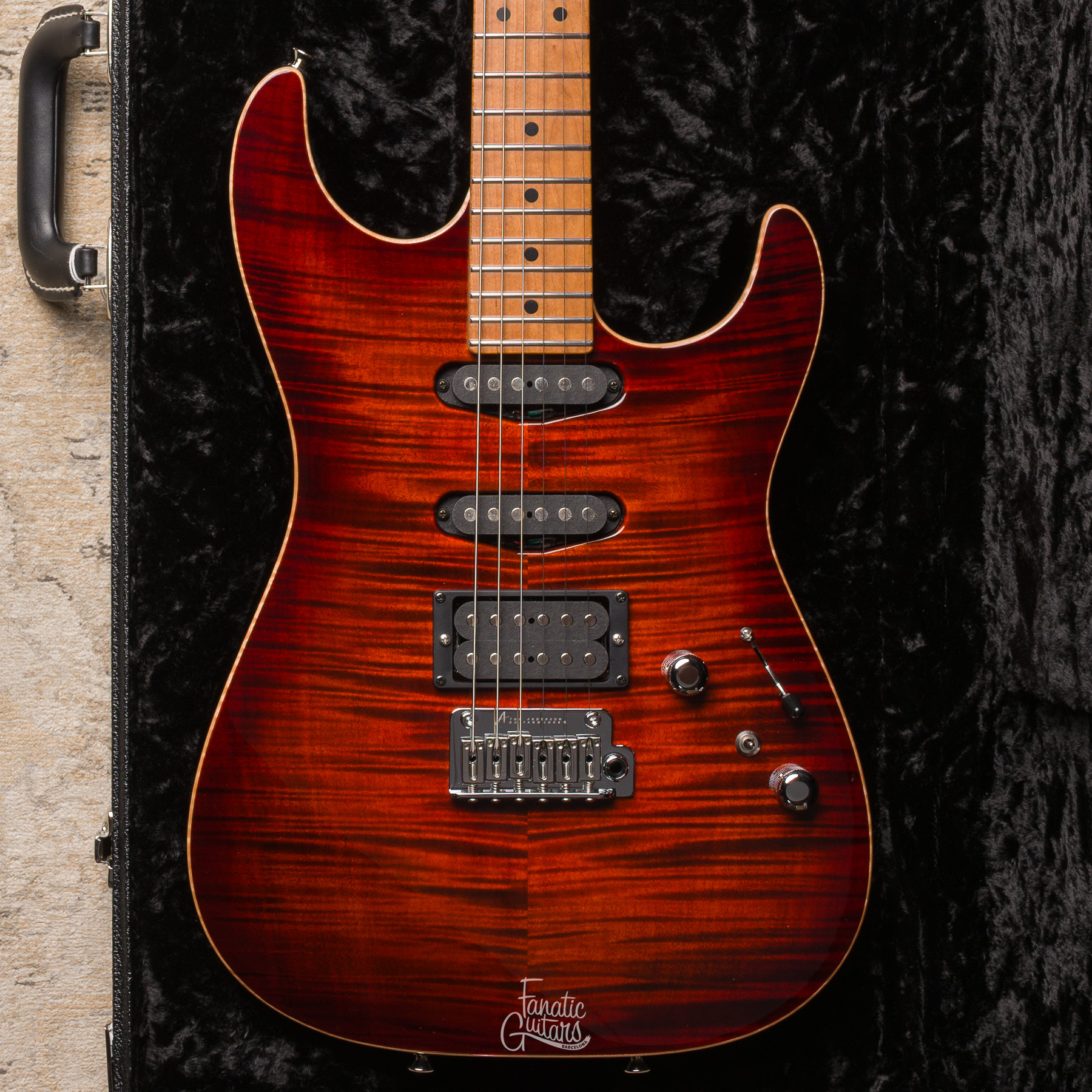 Tom Anderson Drop Top Shorty - Burnished Orange Burst #09-13-25N