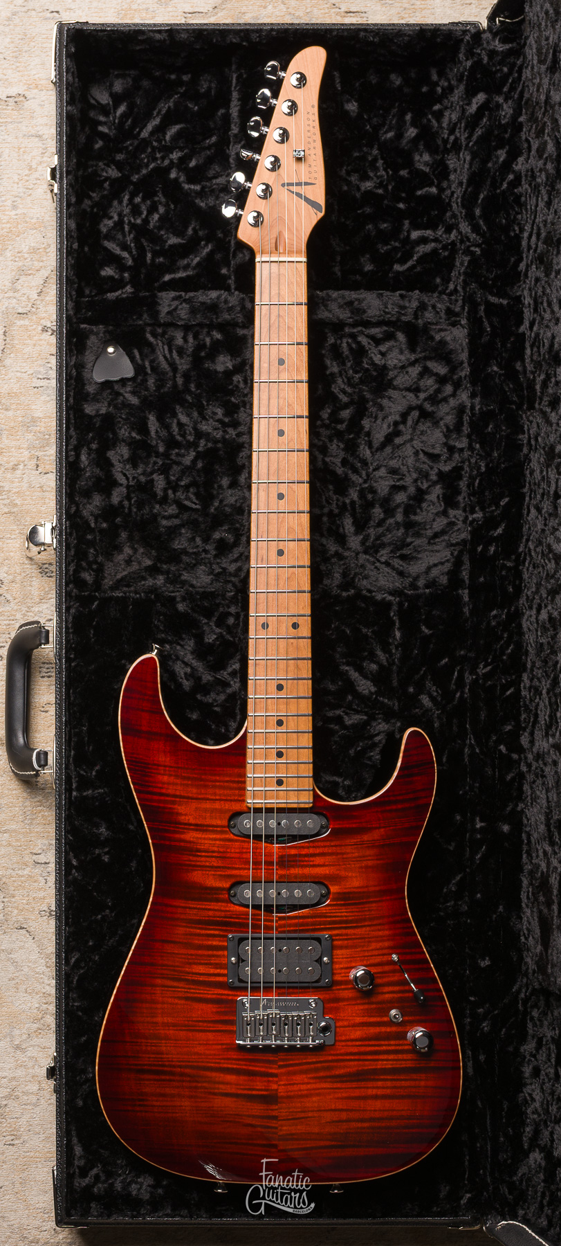 Tom Anderson Drop Top Shorty - Burnished Orange Burst #09-13-25N
