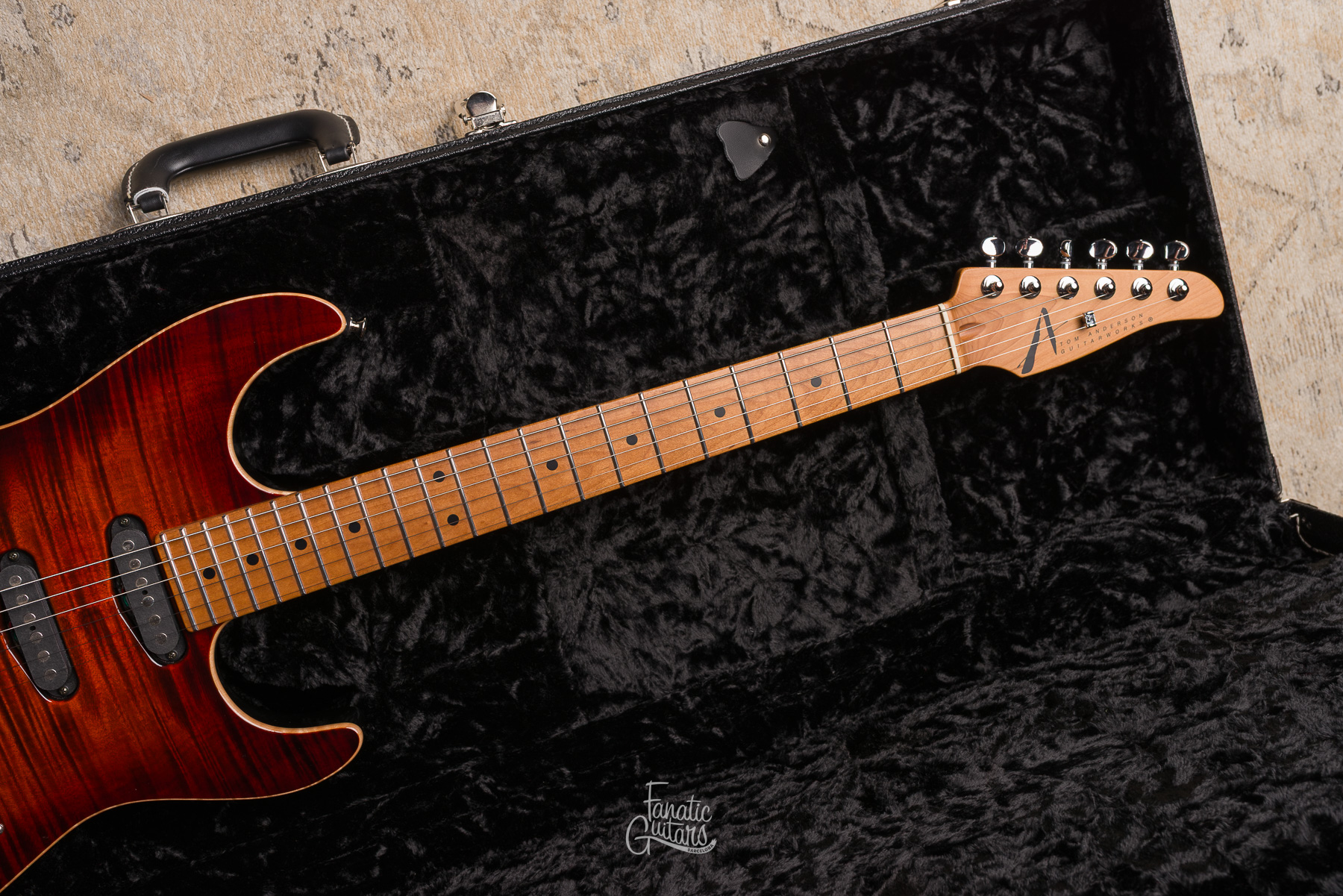 Tom Anderson Drop Top Shorty - Burnished Orange Burst #09-13-25N