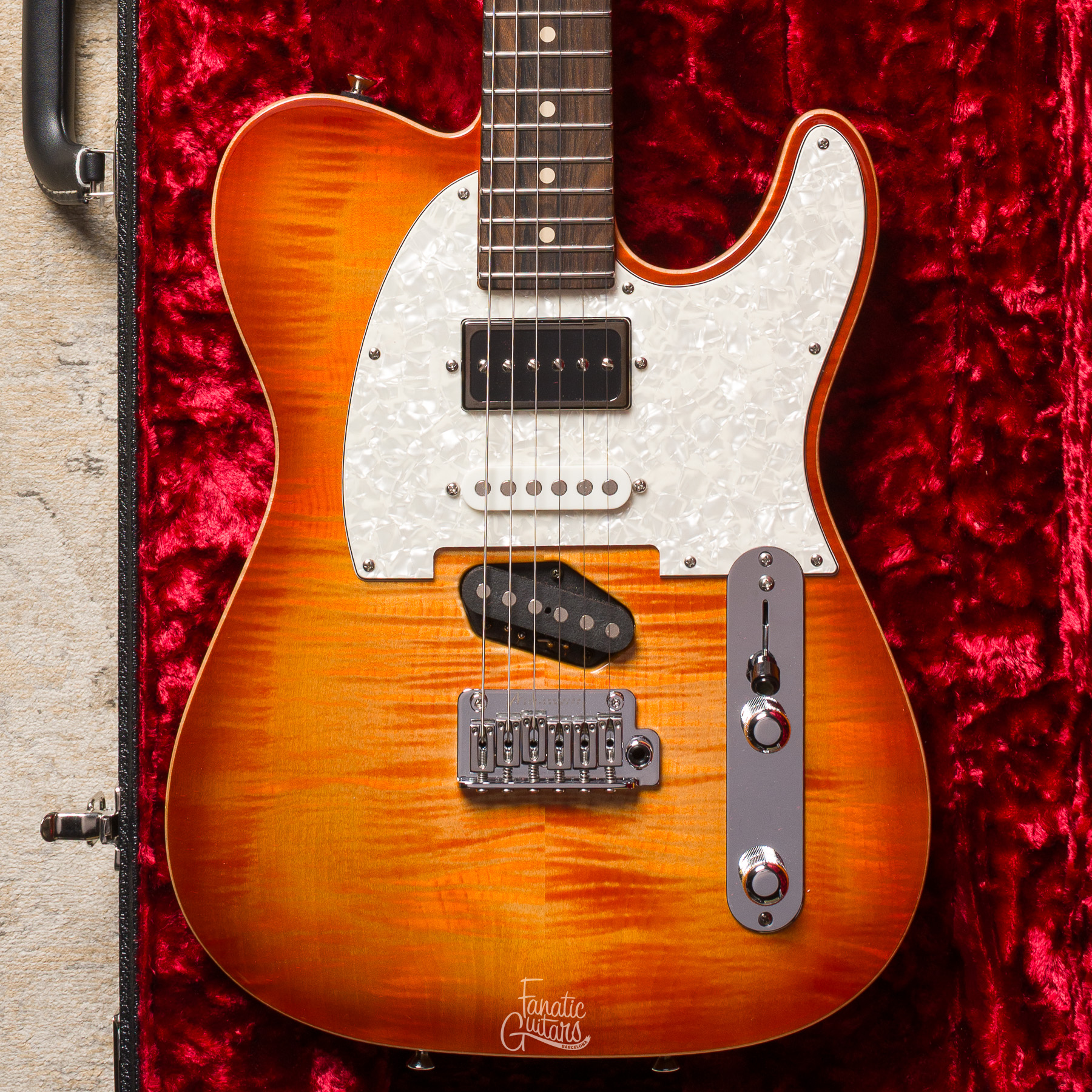 Tom Anderson Top T Classic Contoured - Natural Orange Burst #11-06-25N