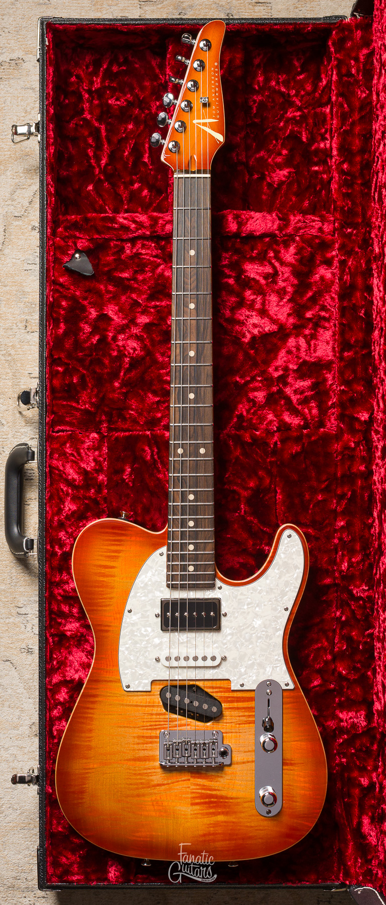 Tom Anderson Top T Classic Contoured - Natural Orange Burst #11-06-25N