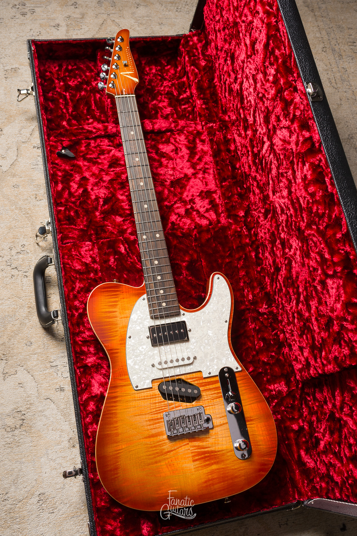 Tom Anderson Top T Classic Contoured - Natural Orange Burst #11-06-25N