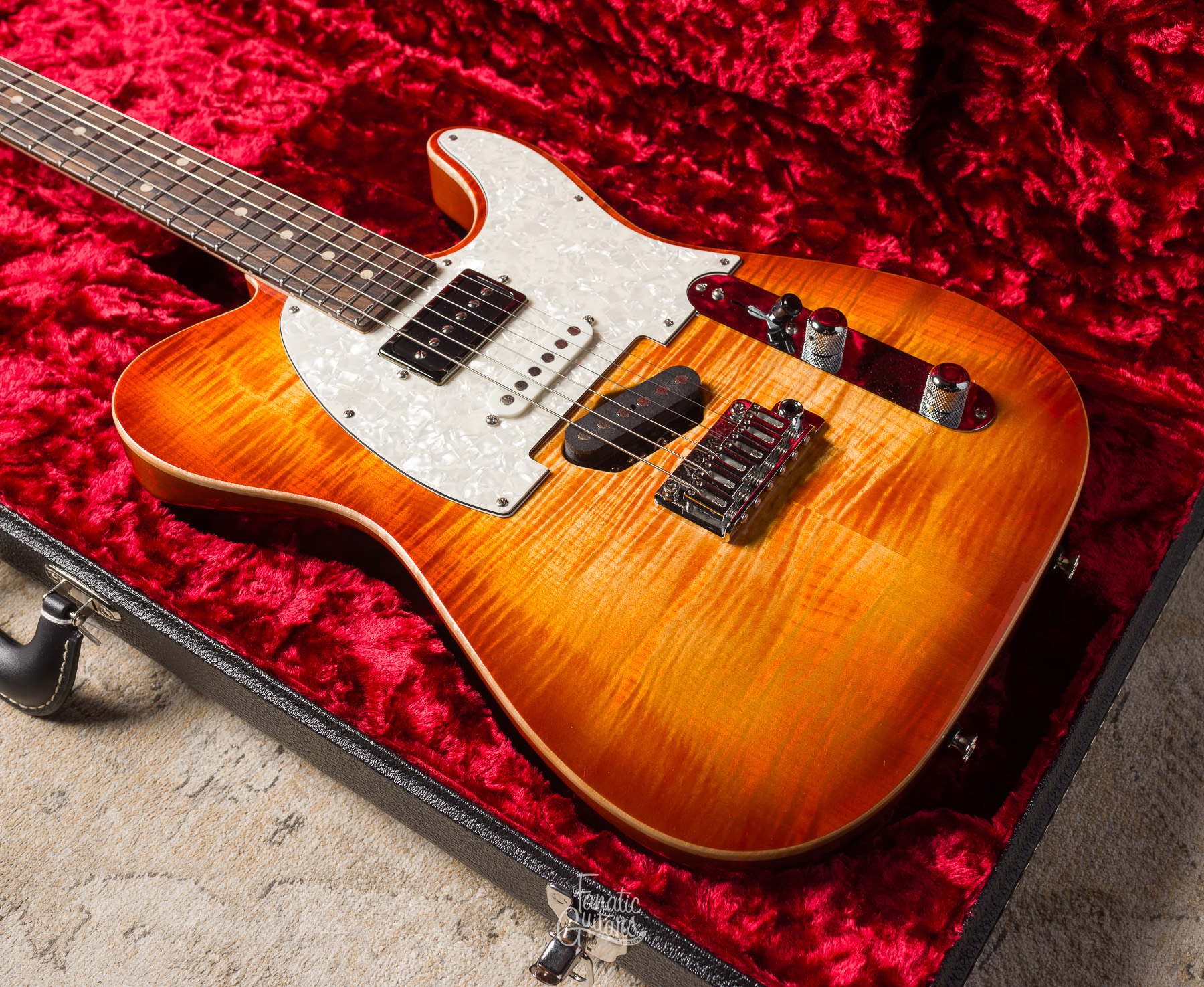 Tom Anderson Top T Classic Contoured - Natural Orange Burst #11-06-25N