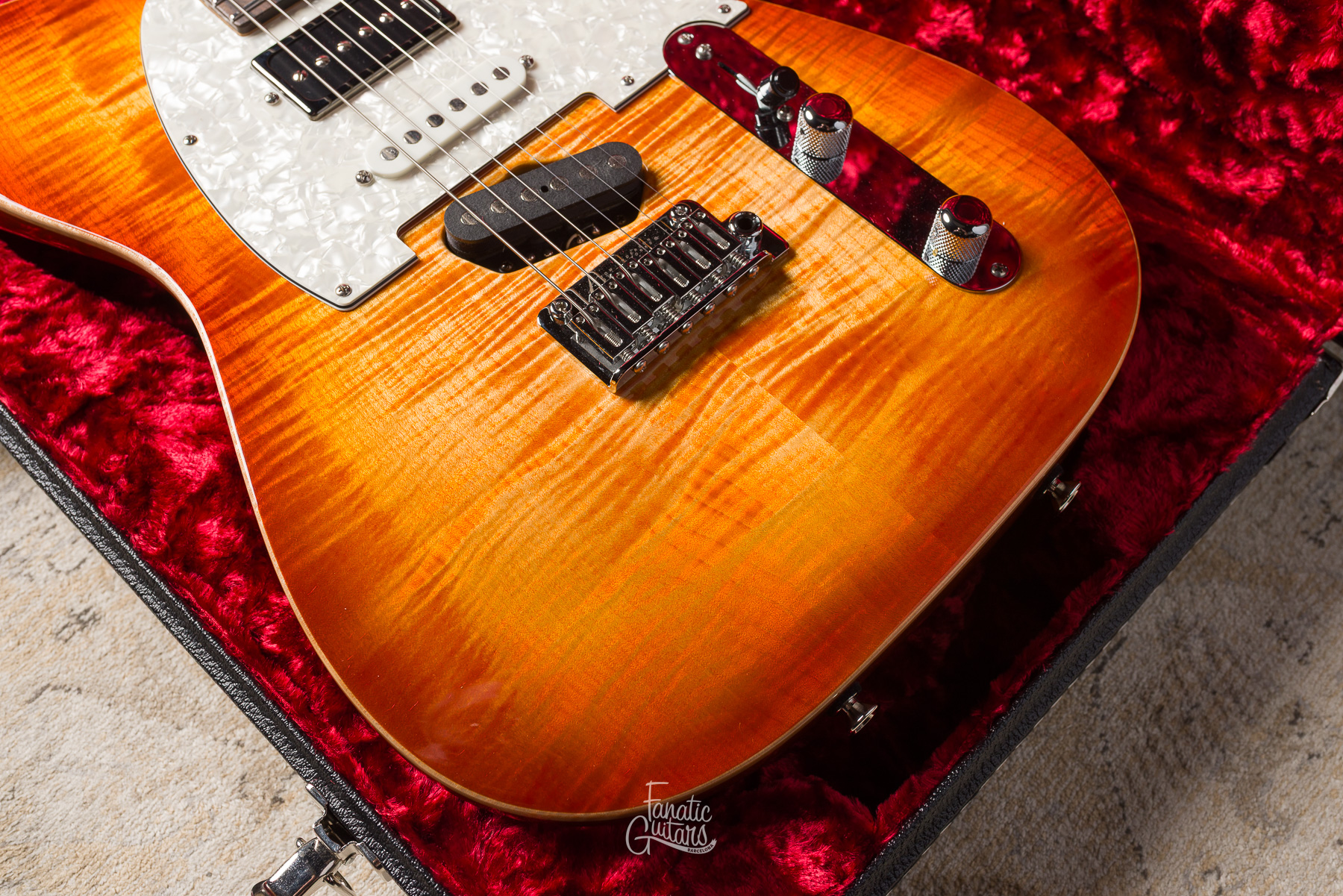 Tom Anderson Top T Classic Contoured - Natural Orange Burst #11-06-25N