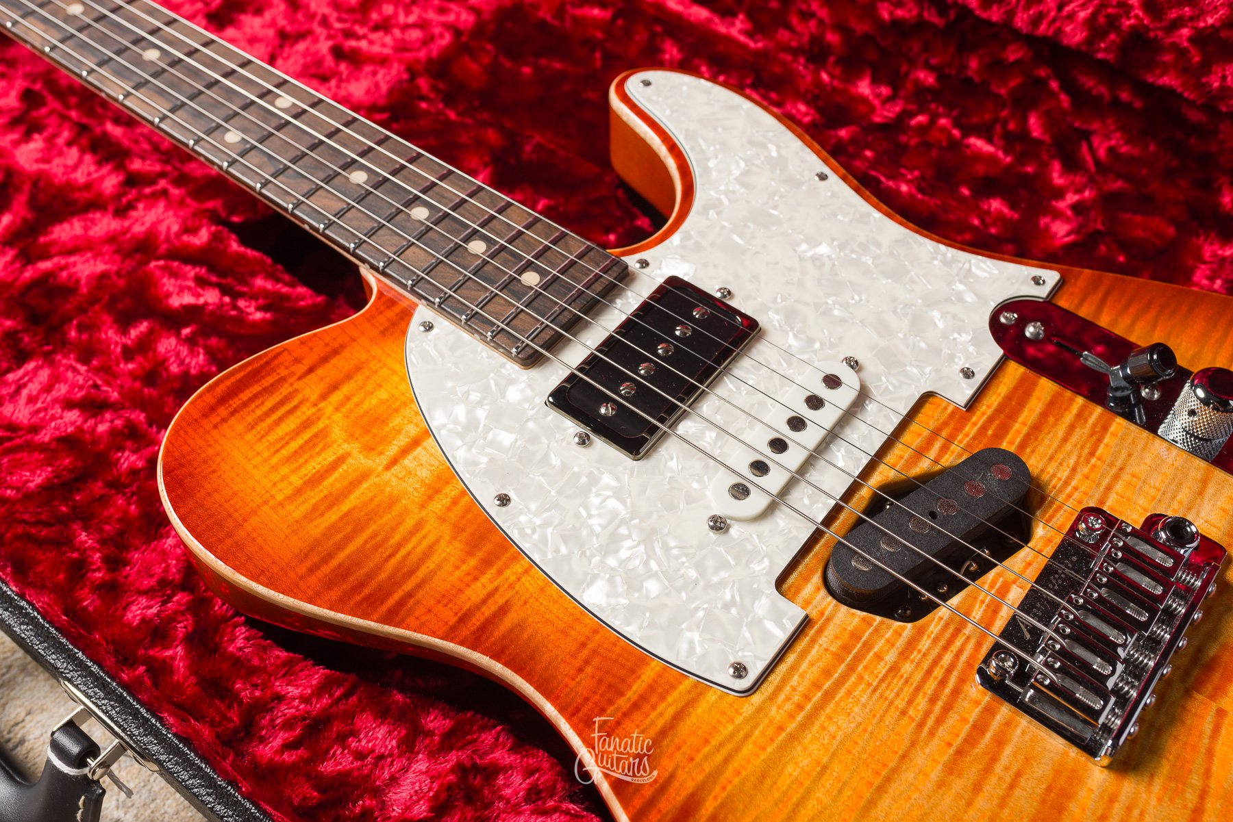 Tom Anderson Top T Classic Contoured - Natural Orange Burst #11-06-25N