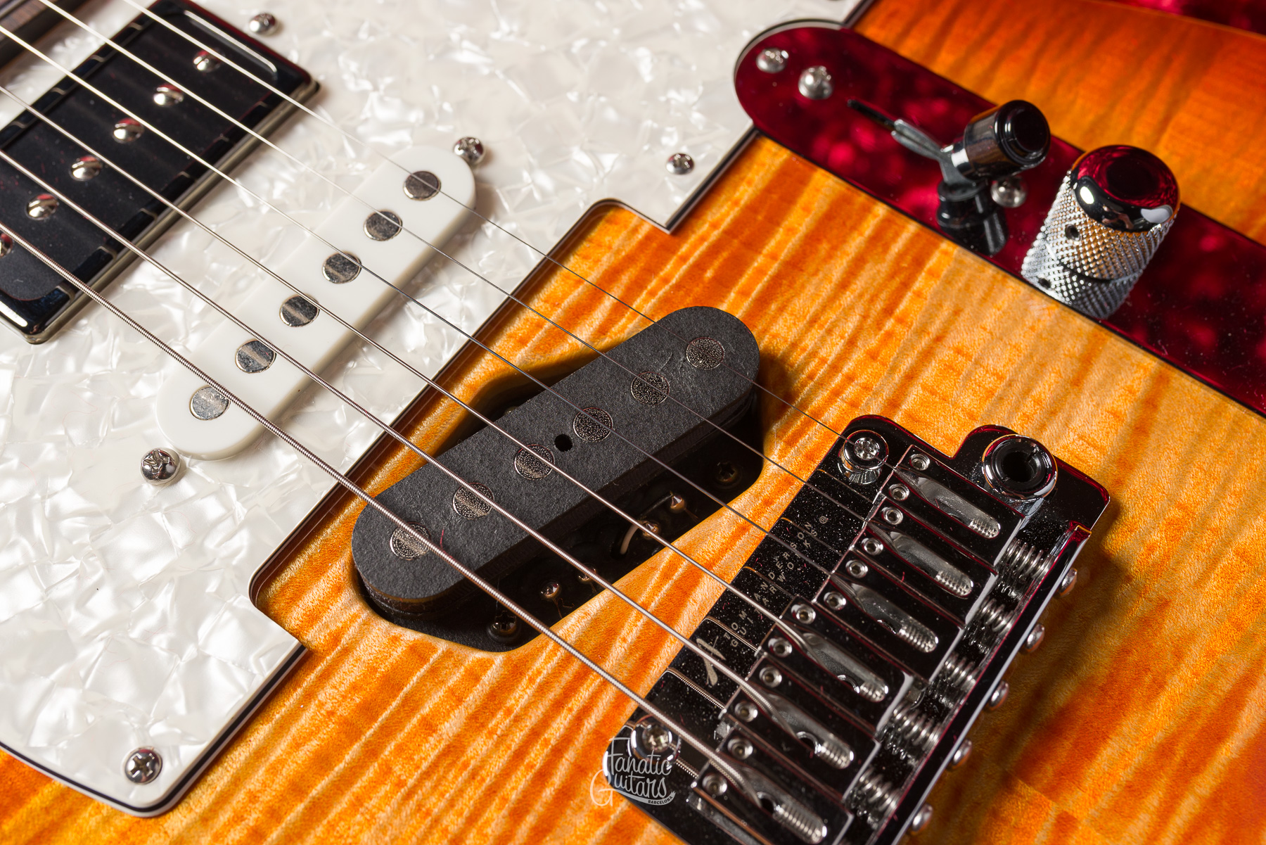 Tom Anderson Top T Classic Contoured - Natural Orange Burst #11-06-25N