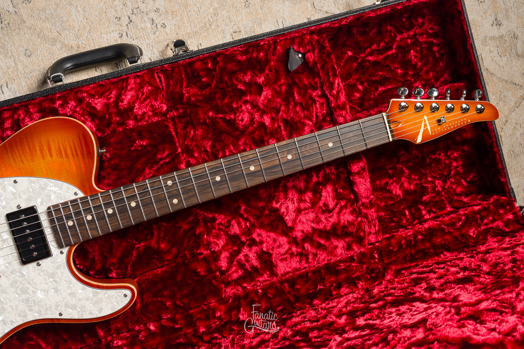 Tom Anderson Top T Classic Contoured - Natural Orange Burst #11-06-25N