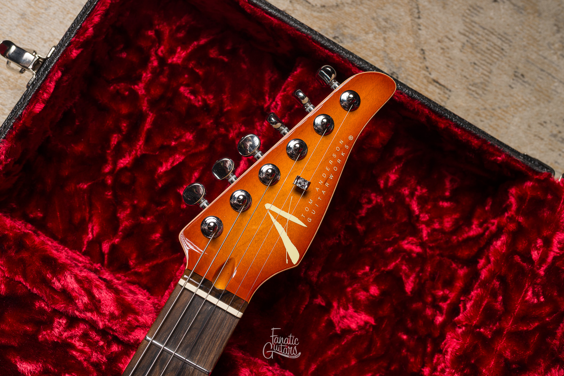 Tom Anderson Top T Classic Contoured - Natural Orange Burst #11-06-25N