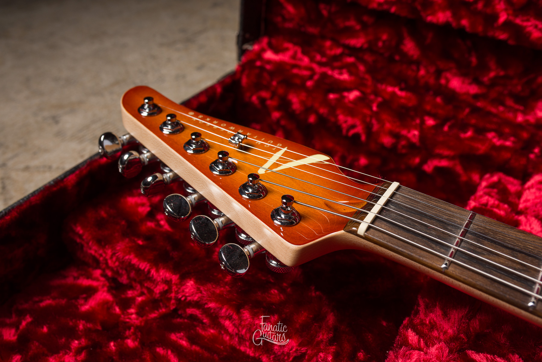 Tom Anderson Top T Classic Contoured - Natural Orange Burst #11-06-25N