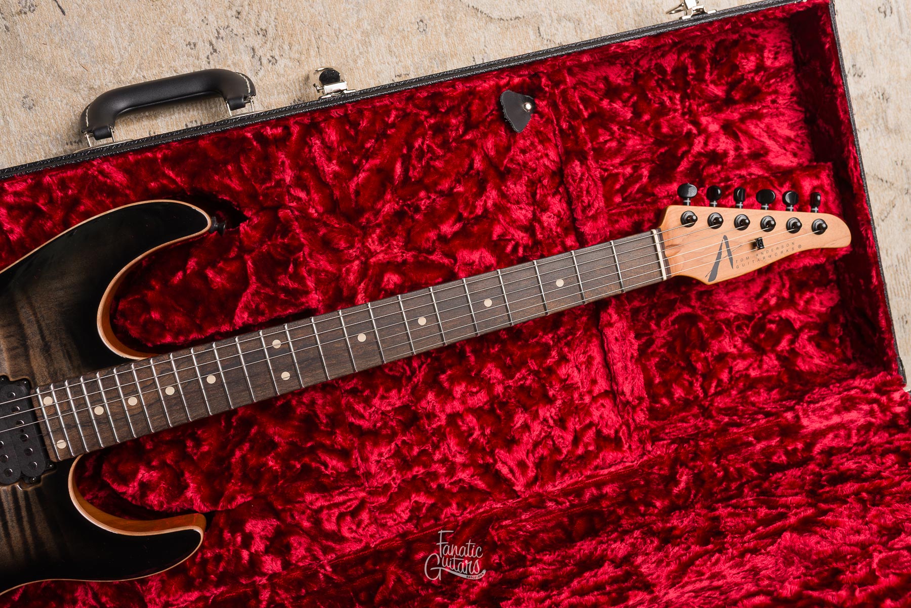 Tom Anderson Angel - Natural Black Burst #10-03-25P