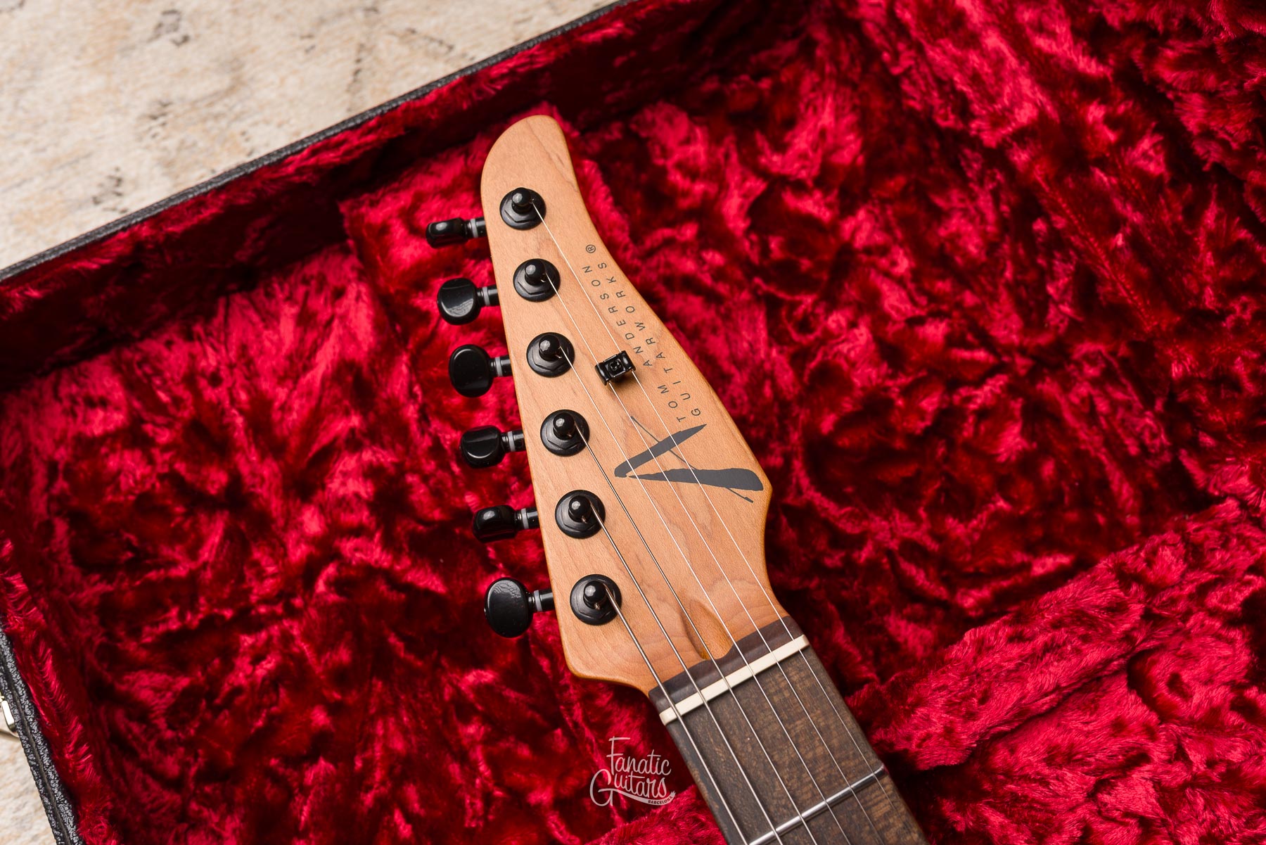 Tom Anderson Angel - Natural Black Burst #10-03-25P