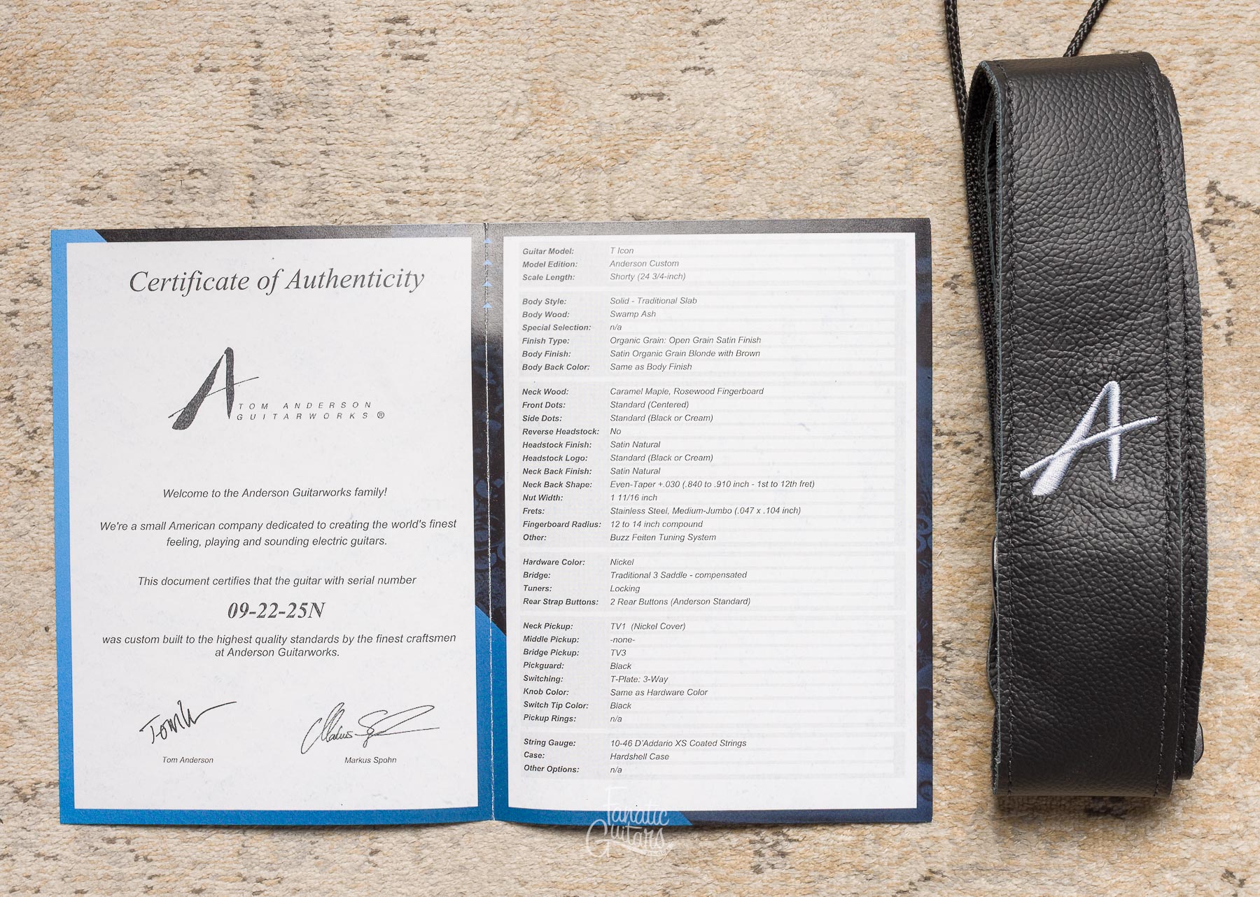 Tom Anderson T Icon Shorty - Satin Organic Grain Blonde with Brown #09-22-25N