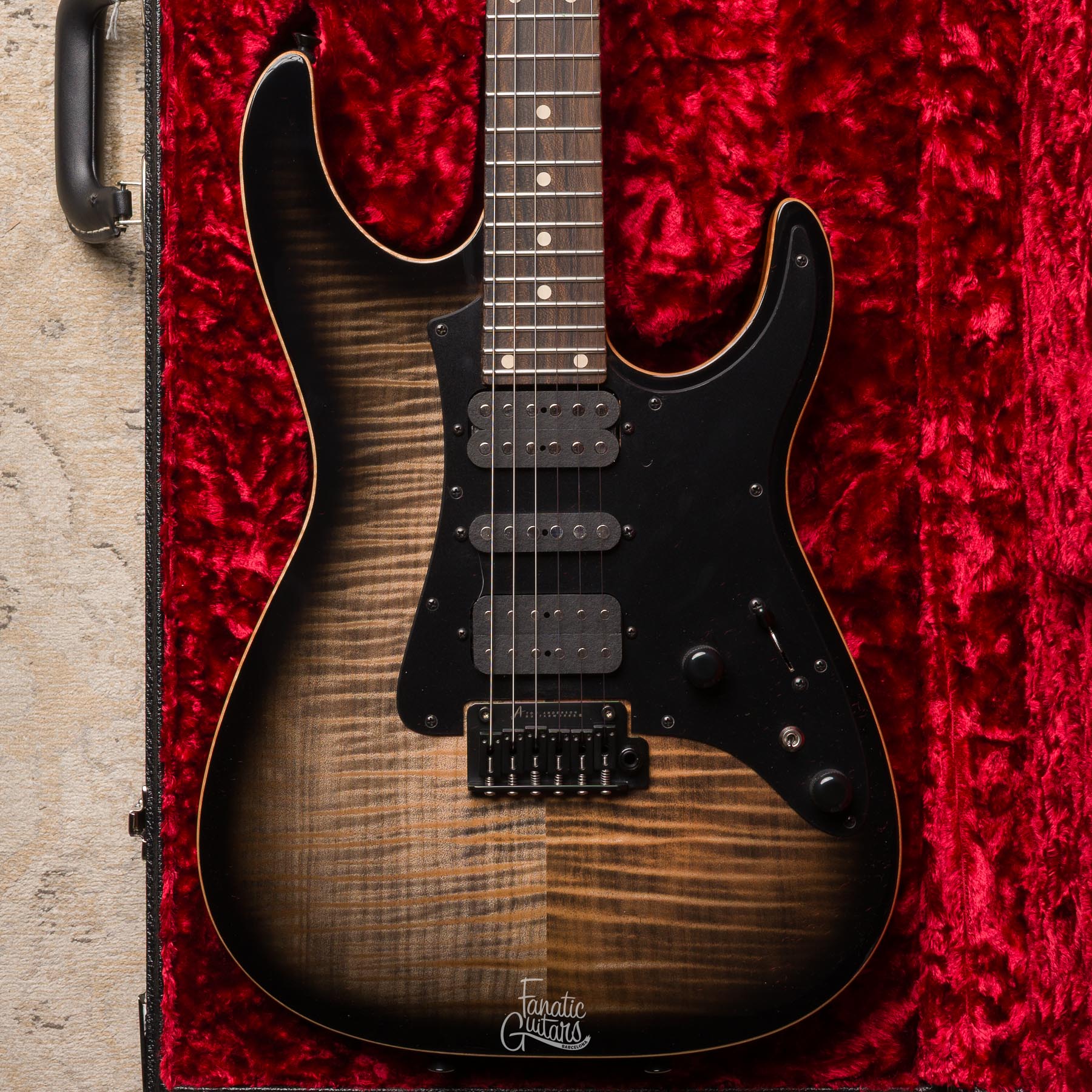 Tom Anderson Guardian Angel - Natural Black Burst #10-11-25A