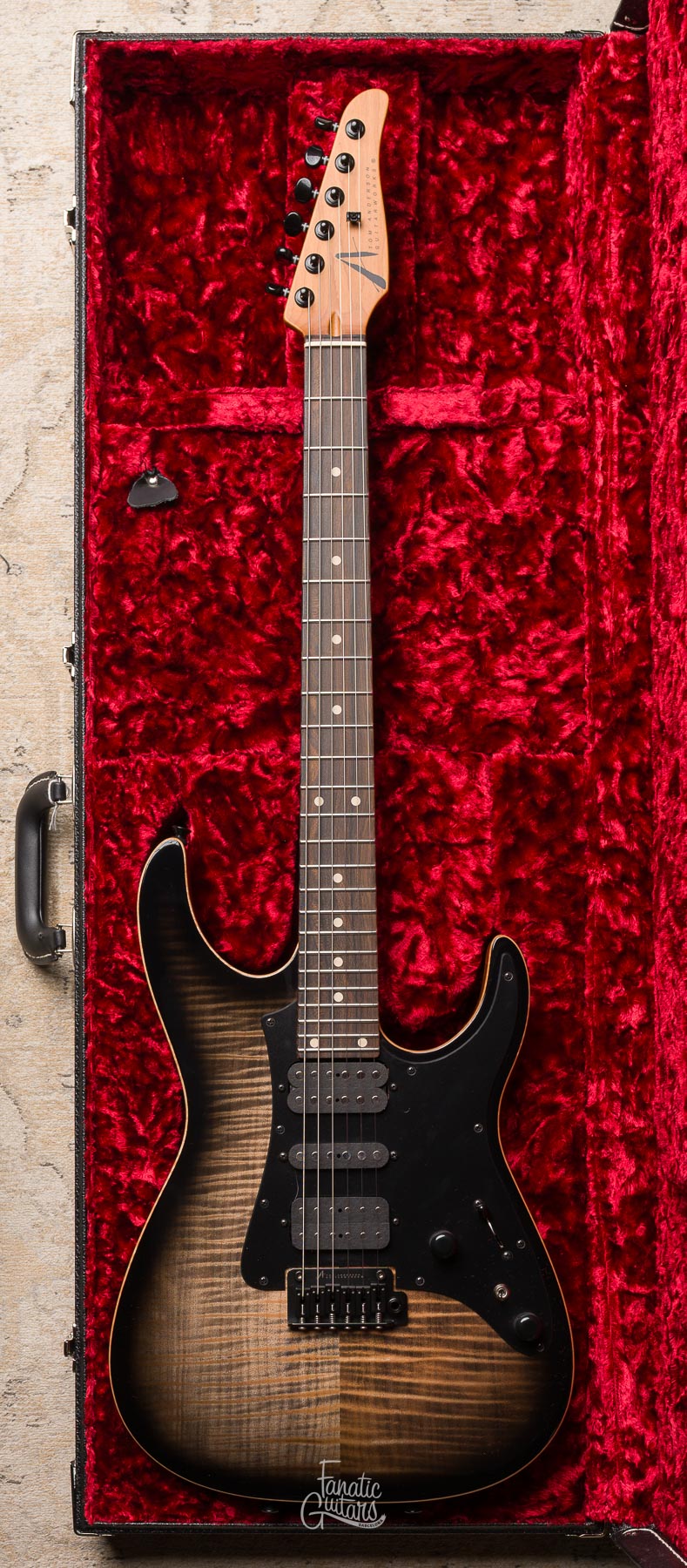 Tom Anderson Guardian Angel - Natural Black Burst #10-11-25A