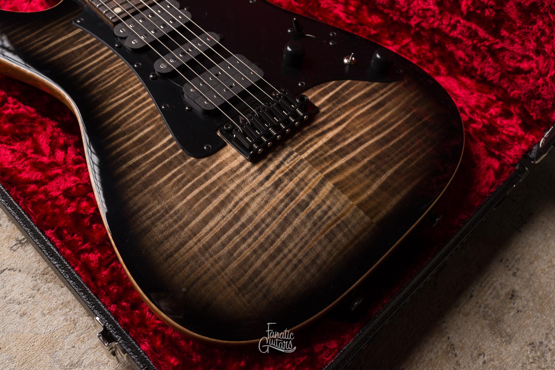 Tom Anderson Guardian Angel - Natural Black Burst #10-11-25A