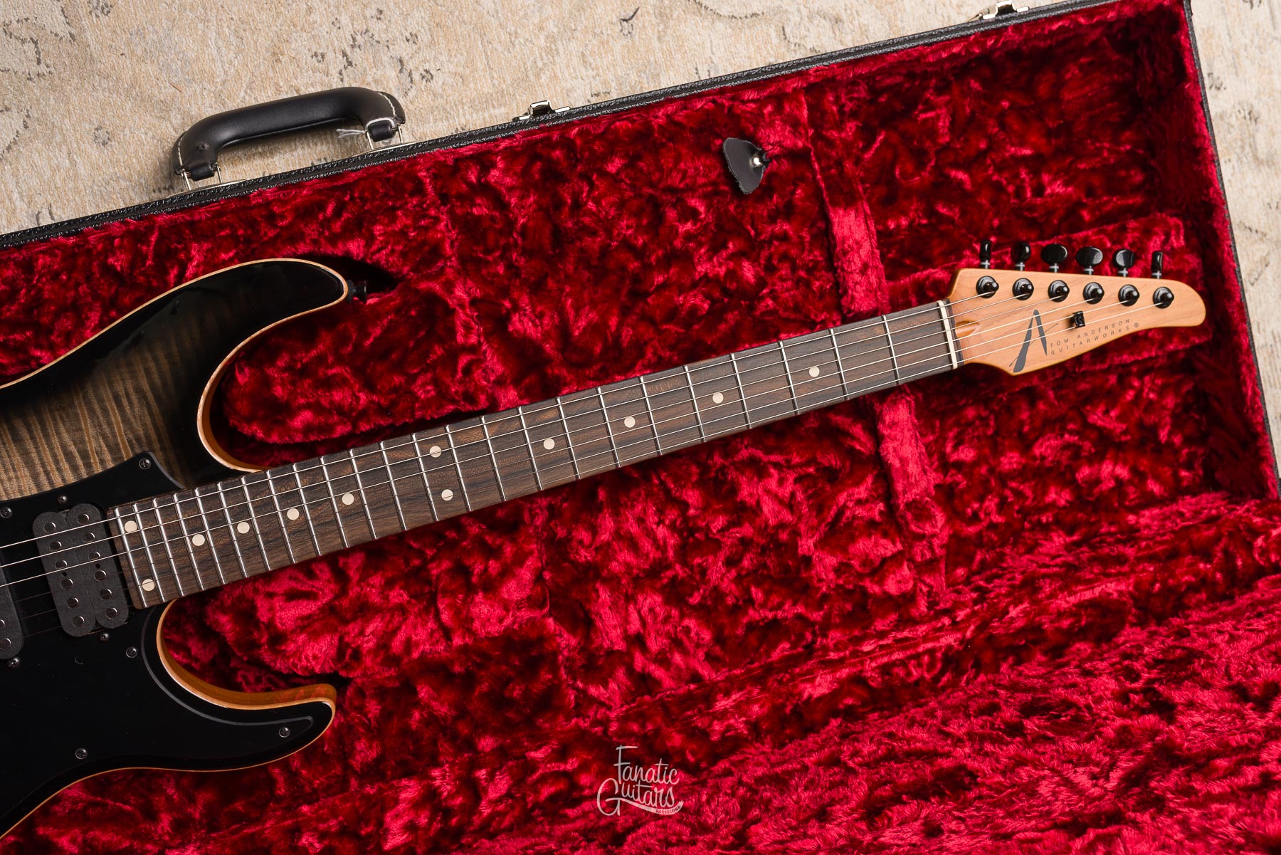 Tom Anderson Guardian Angel - Natural Black Burst #10-11-25A