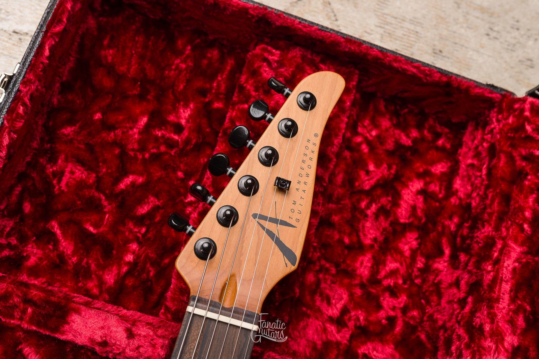 Tom Anderson Guardian Angel - Natural Black Burst #10-11-25A